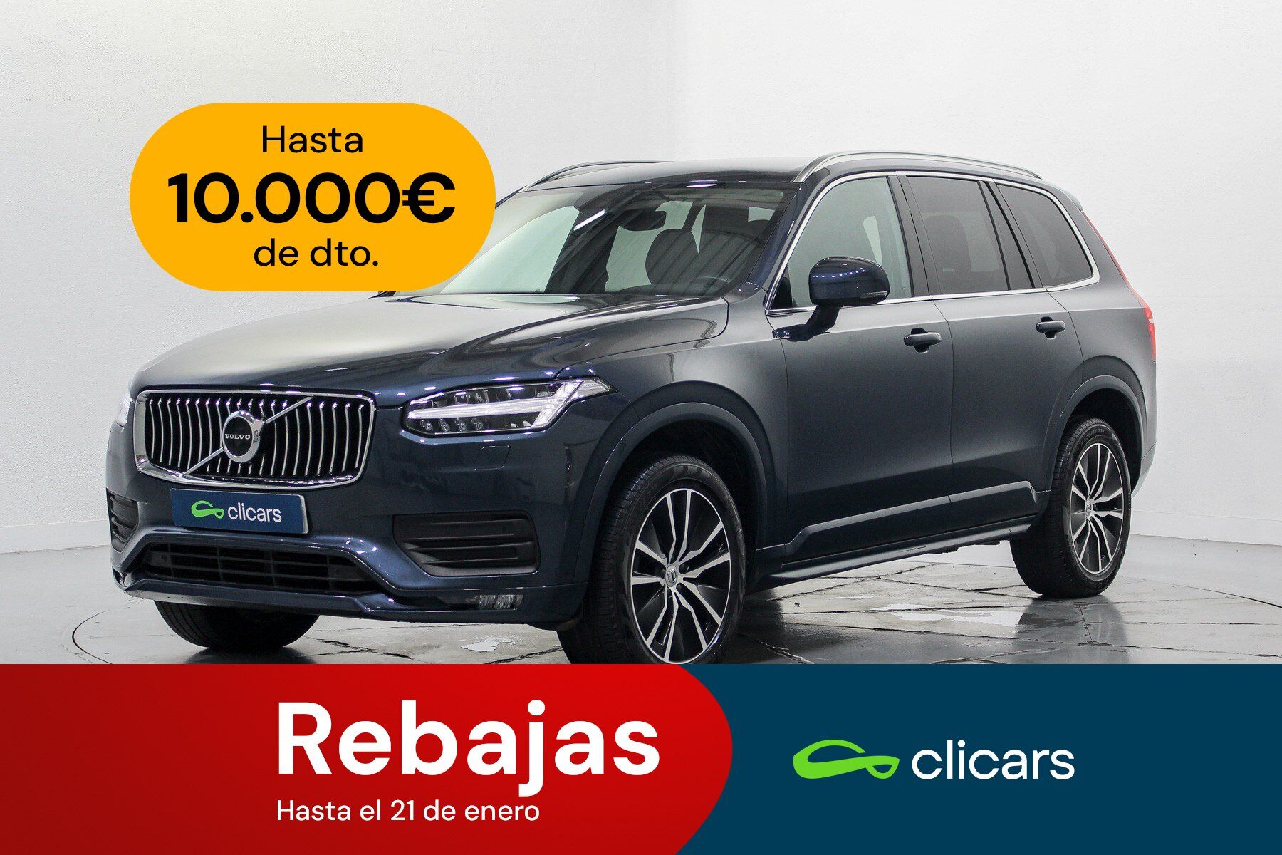 VOLVO XC90 (XC90 B5 Momentum Pro 7pl. AWD Aut.) en Madrid
