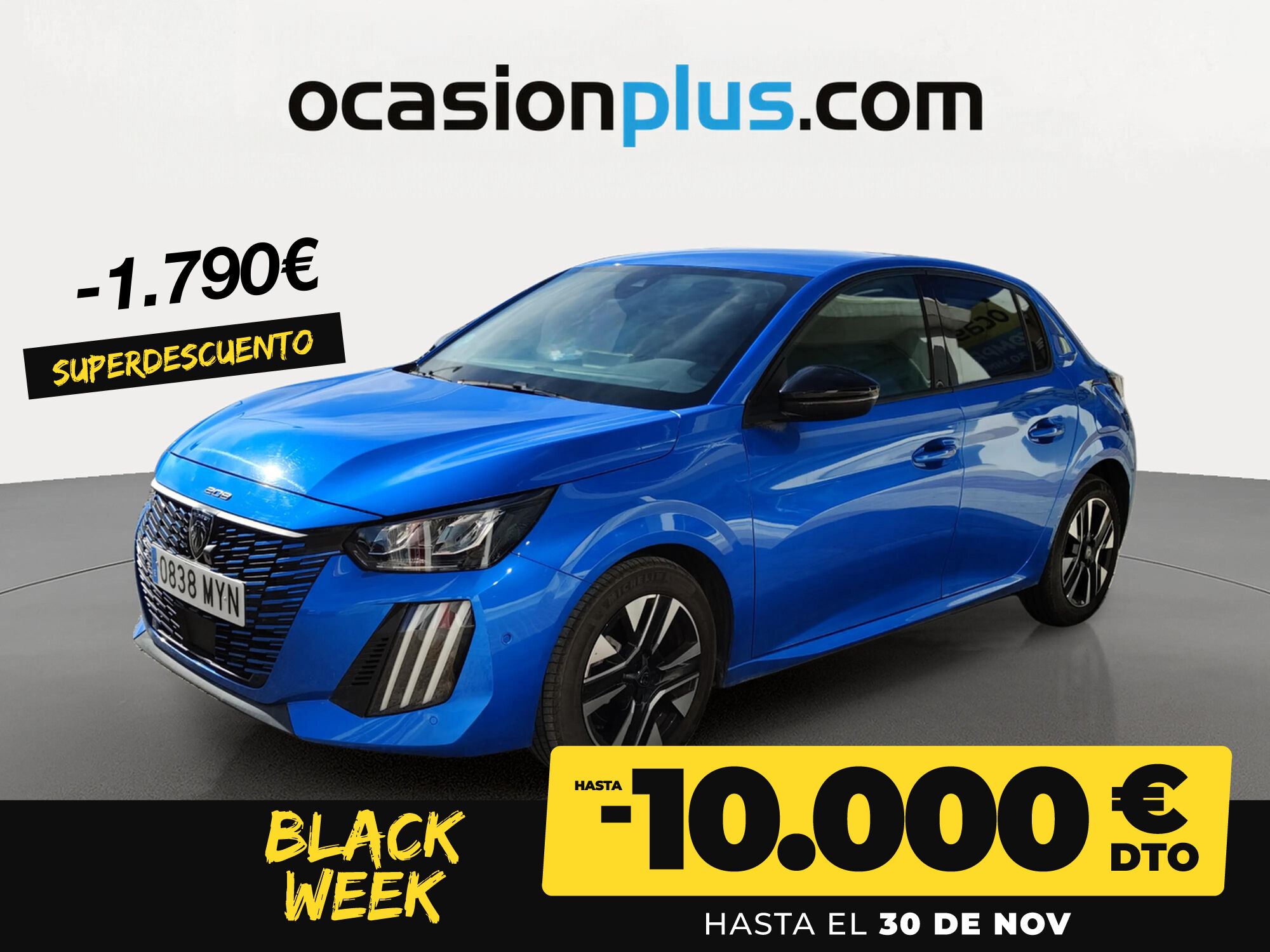 PEUGEOT 208 (PureTech 100 Allure 75 kW (100 CV)) en Madrid