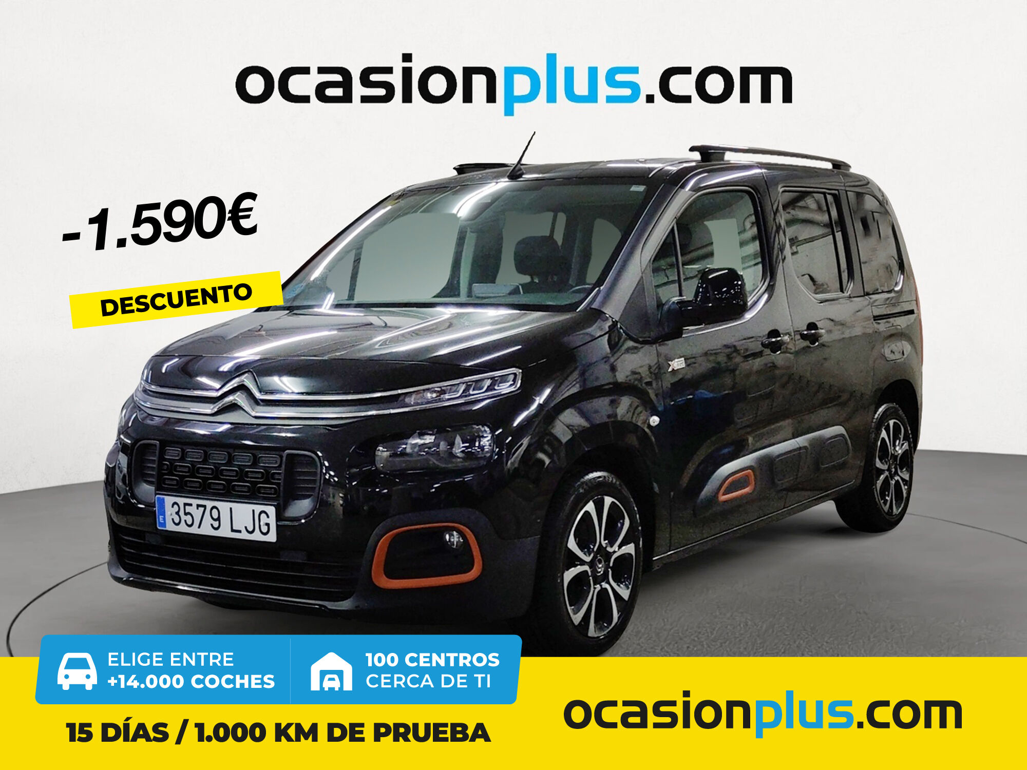 CITROEN Berlingo (BlueHDi 100 S&S Talla M Shine 75 kW (102 CV)) en Madrid
