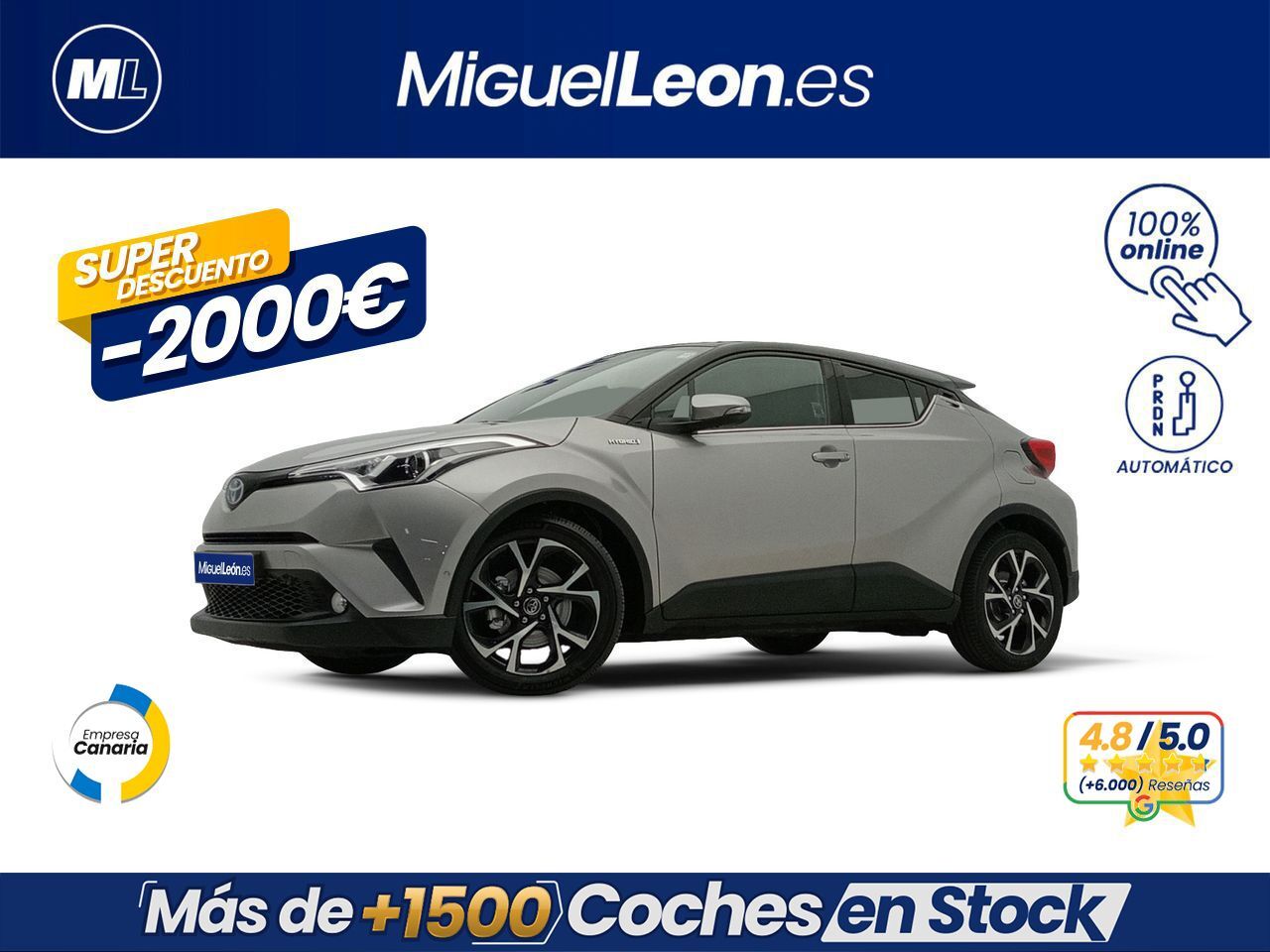 TOYOTA C-HR (1.8 125H Advance) en Palmas, Las