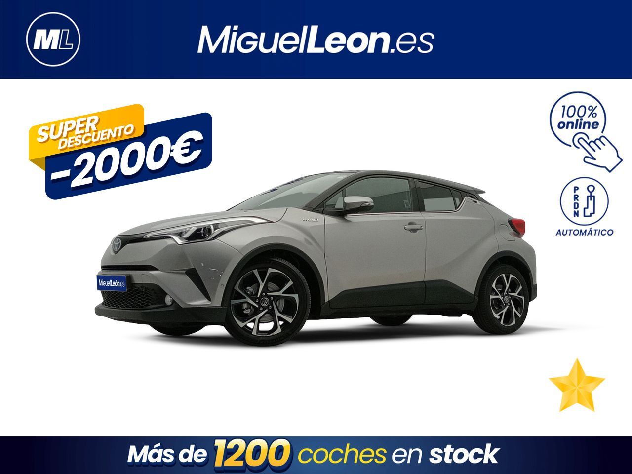 TOYOTA C-HR (1.8 125H Advance) en Palmas, Las