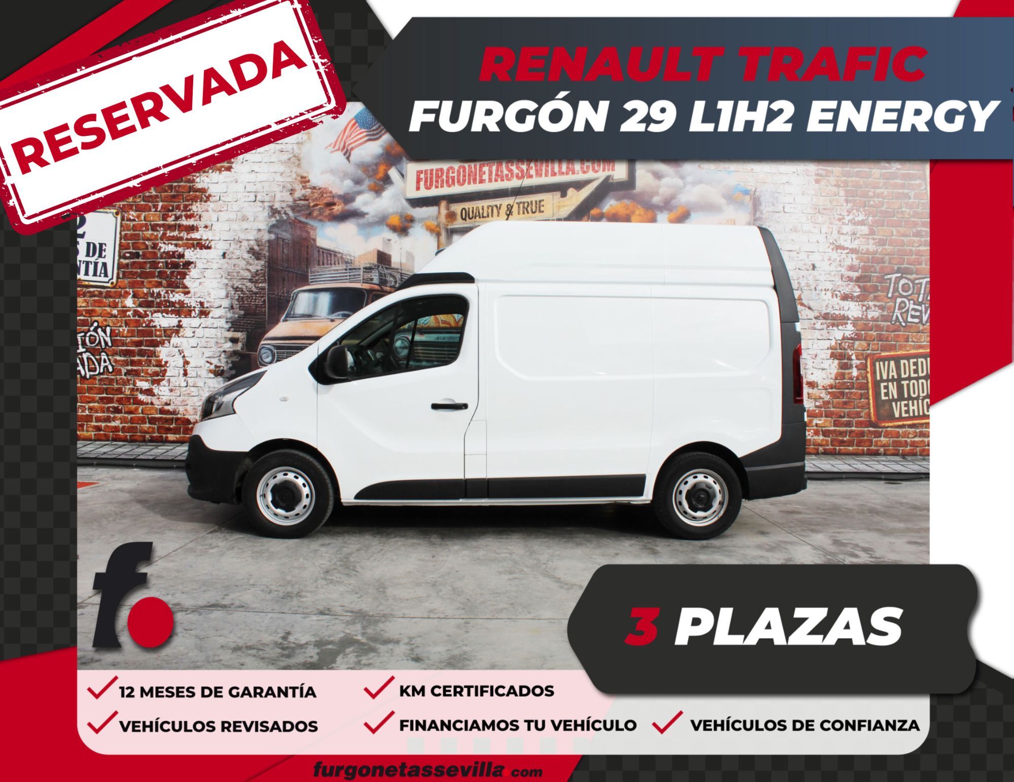 Foto del RENAULT Trafic Furgón 29 L1H2 Energy BluedCi 107kW