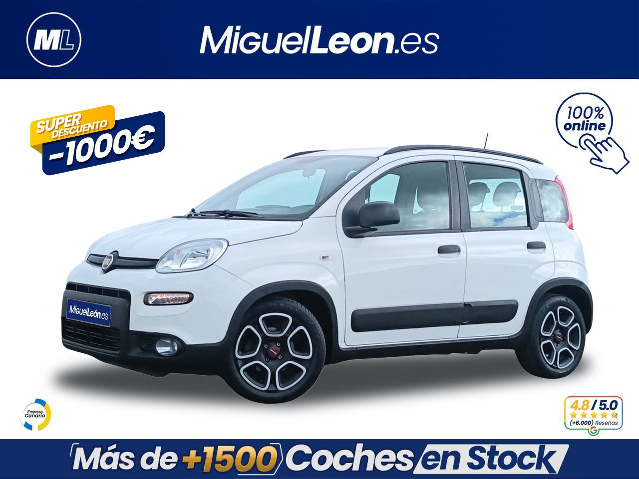 FIAT Panda (Panda Hybrid 1.0 Gse 51kw (70CV)) en Palmas, Las