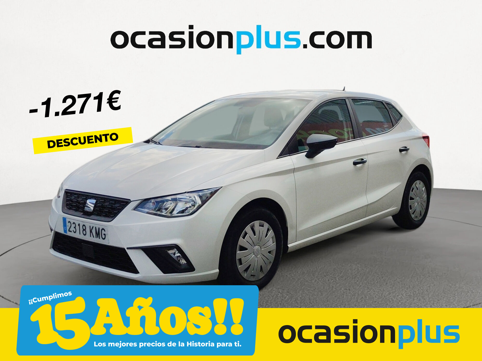 SEAT Ibiza (1.6 TDI Reference Plus 59 kW (80 CV)) en Madrid