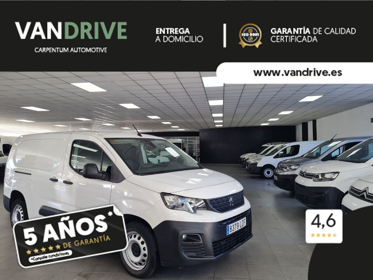 PEUGEOT Partner (TALLA XL LARGA 1.5 130CV) en Lugo