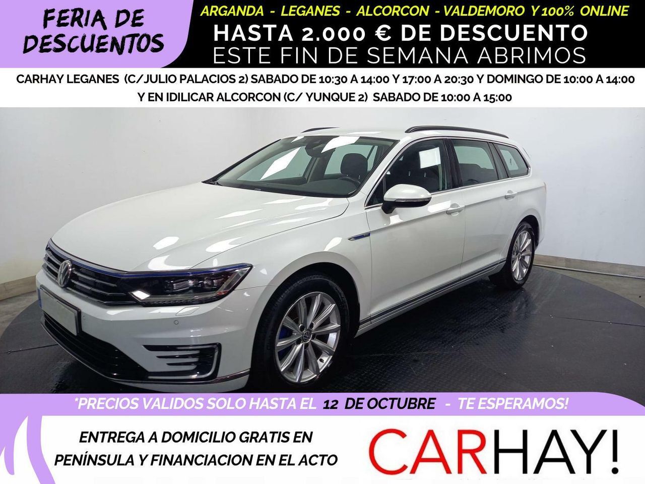 VOLKSWAGEN Passat (VAR GTE 1.4 TSI BUSINESS PLUG-IN HYBRID) en Madrid