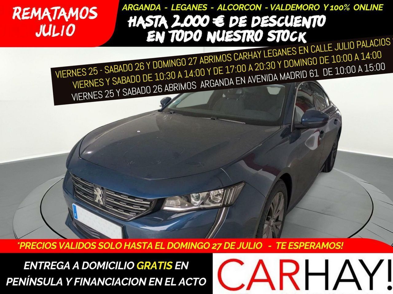 PEUGEOT 508 (ACTIVE BLUE HDI 96 KW 130 S&S 6 VEL MAN) en Madrid