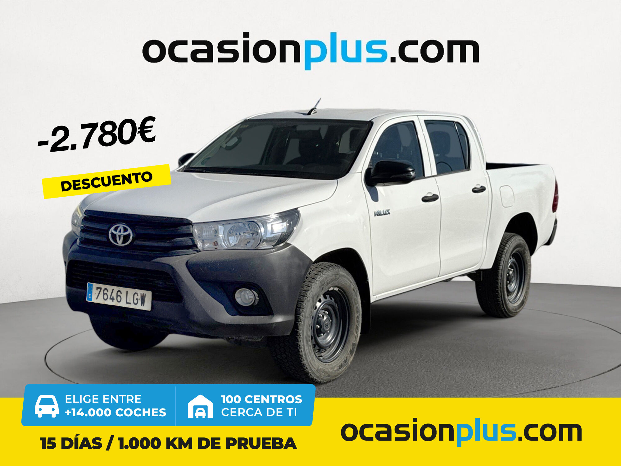 TOYOTA Hilux (2.4 D-4D Doble Cabina GX 110 kW (150 CV)) en Madrid