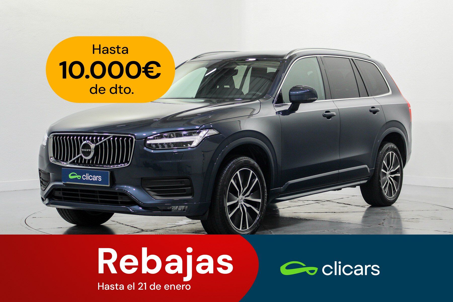 VOLVO XC90 (XC90 B5 Momentum Pro 7pl. AWD Aut.) en Madrid