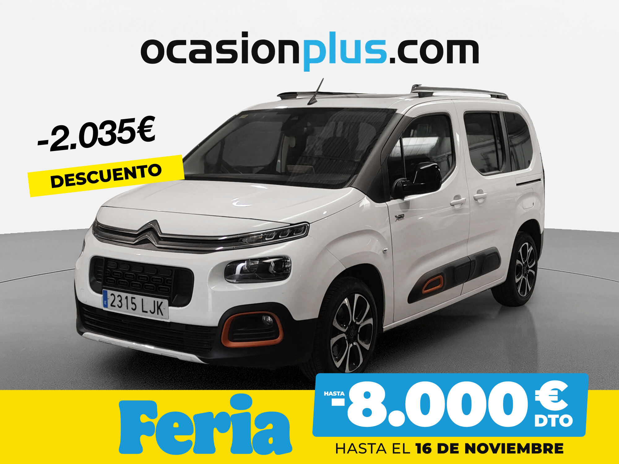 CITROEN Berlingo (BlueHDi 130 S&S Talla M Shine EAT8 96 kW (130 CV)) en Mad