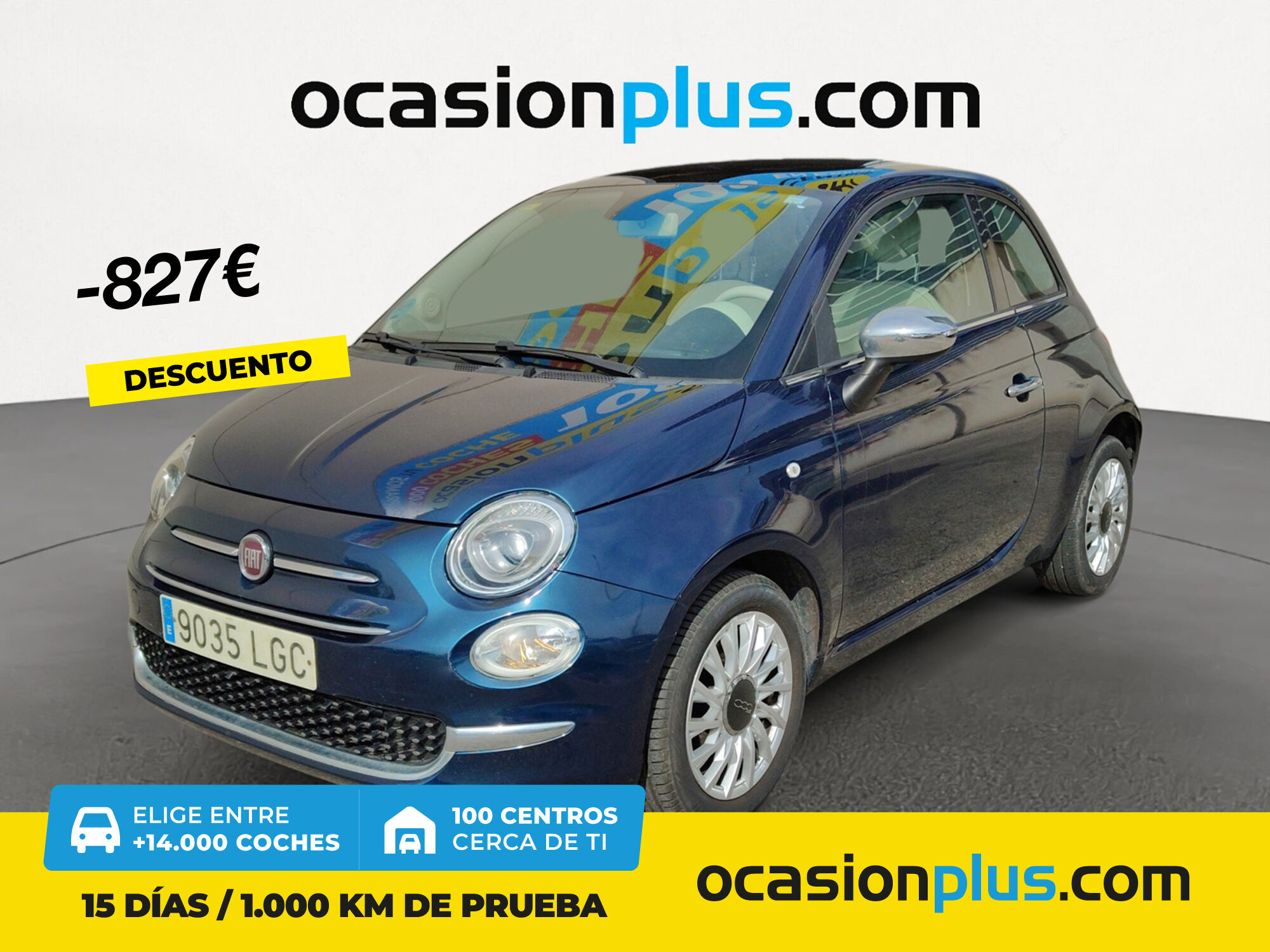 FIAT 500 (1.2 8v Lounge 51 kW (69 CV)) en Madrid