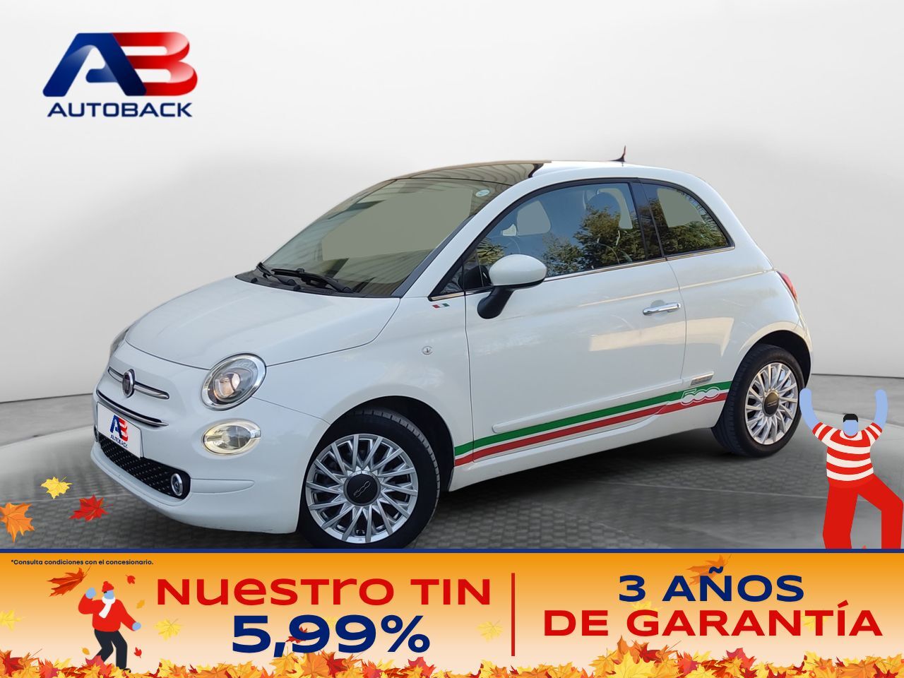 FIAT 500 (120th Aniv. 1.2 8v 51KW (69 CV) GLP) en Madrid