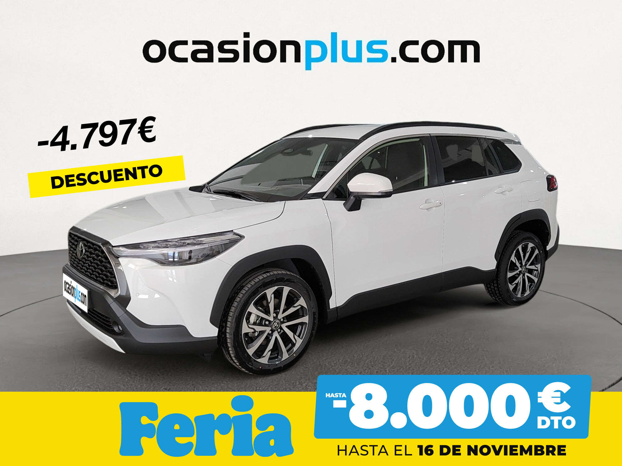 TOYOTA Corolla Cross (1.8 Híbrido Style Auto 103 kW (140 CV)) en Madrid