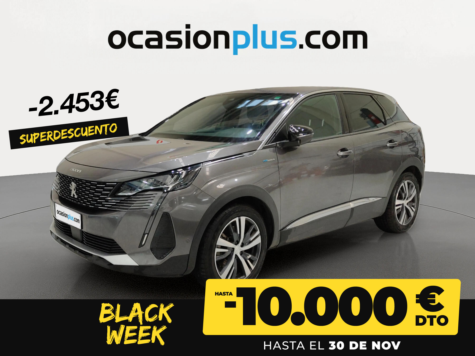PEUGEOT 3008 (Hybrid 300 Allure Pack e-EAT8 221 kW (300 CV)) en Madrid