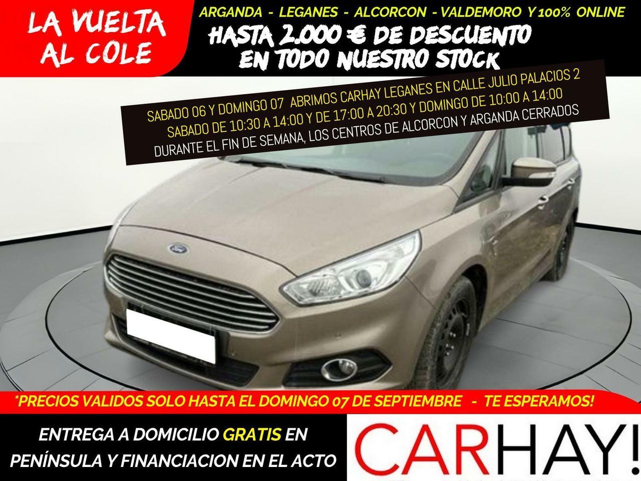 FORD S-Max (2.0 TDCI ECOBLUE AUT TREND KOMBI) en Madrid