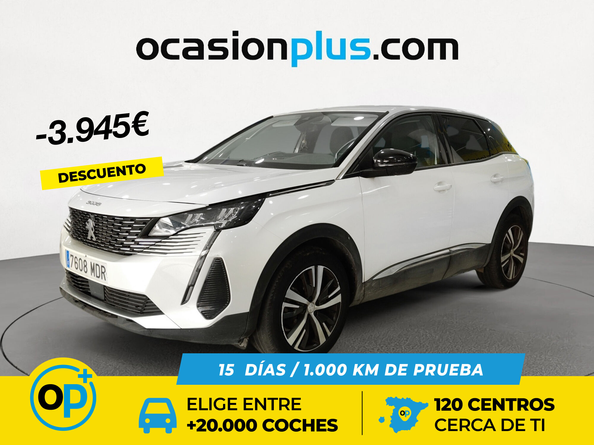 PEUGEOT 3008 (BlueHDi 130 S&S Allure Pack 96 kW (130 CV)) en Madrid