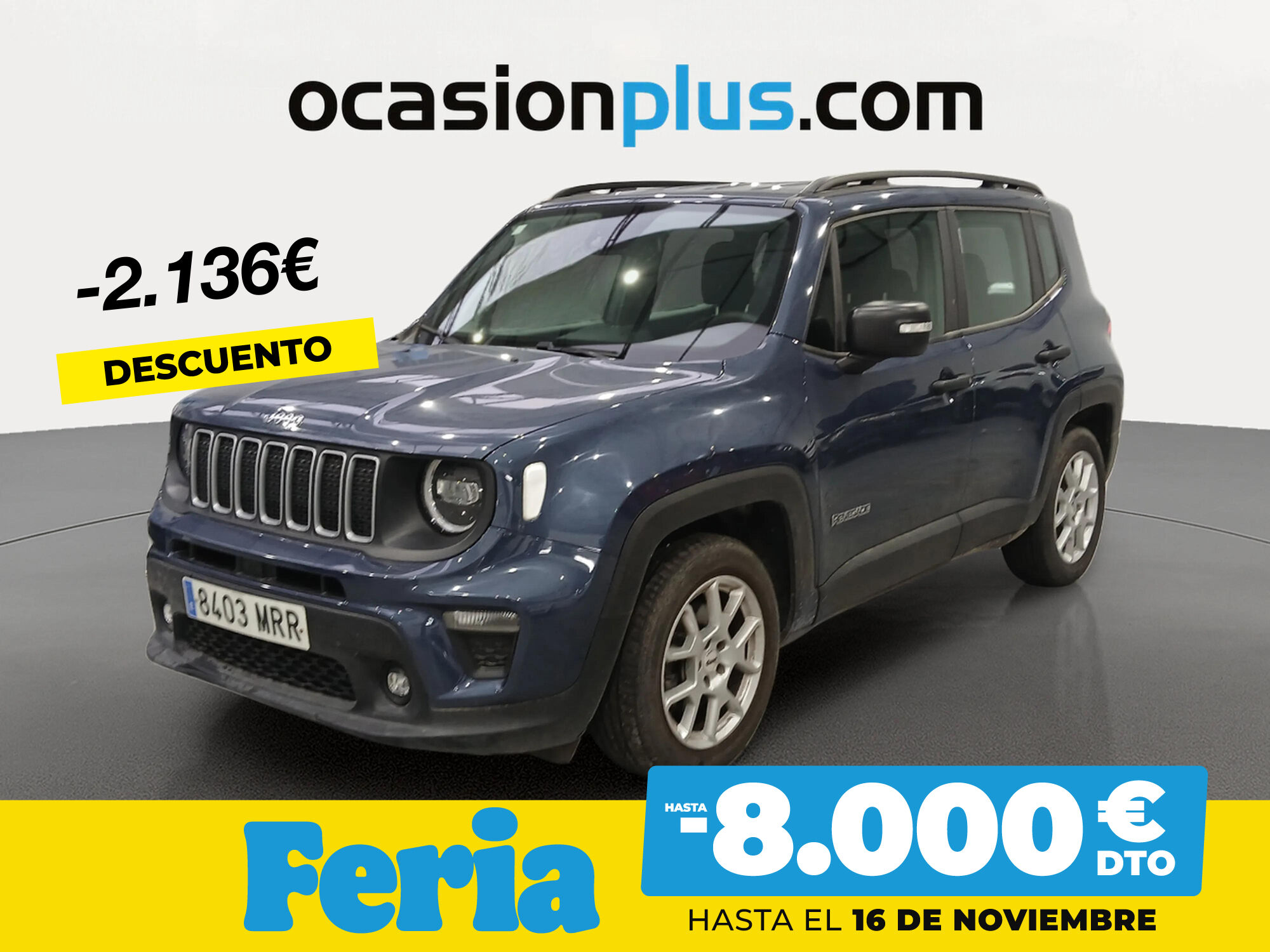 JEEP Renegade (eHybrid 1.5 Limited ATX 96 kW (130 CV)) en Madrid