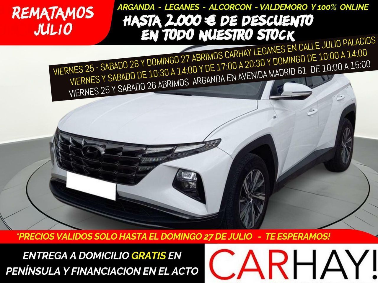 HYUNDAI Tucson (1.6 CRDI 100KW (136CV) 48V MAXX DCT) en Madrid