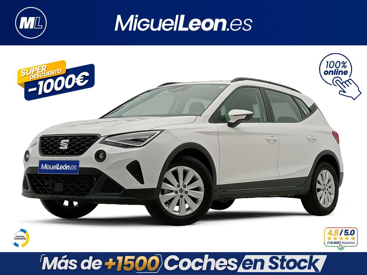 SEAT Arona (1.0 TSI 81kW (110CV) Style XL) en Palmas, Las