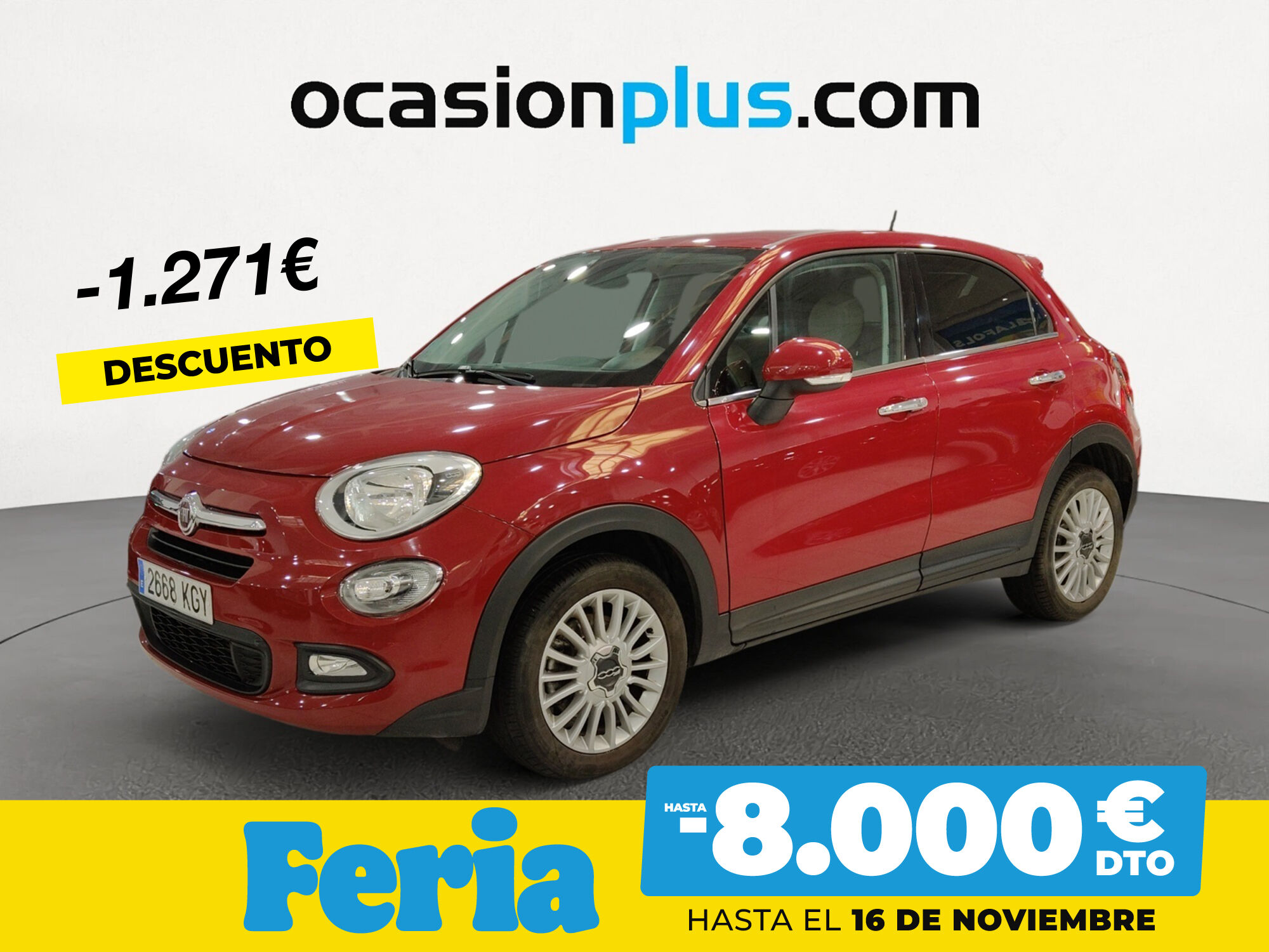 FIAT 500X (1.6 MultiJet Lounge 4x2 88 kW (120 CV)) en Madrid
