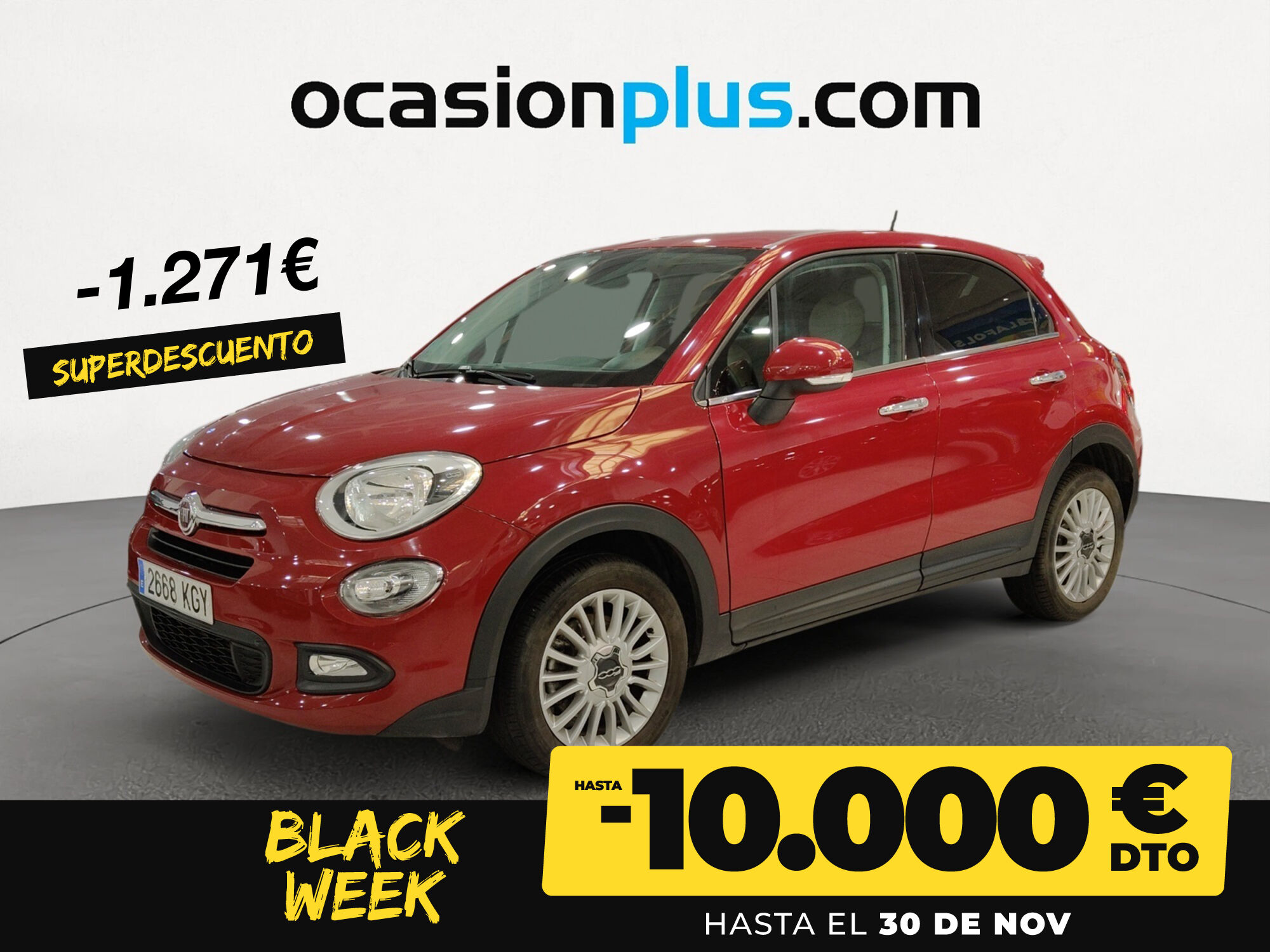 FIAT 500X (1.6 MultiJet Lounge 4x2 88 kW (120 CV)) en Madrid