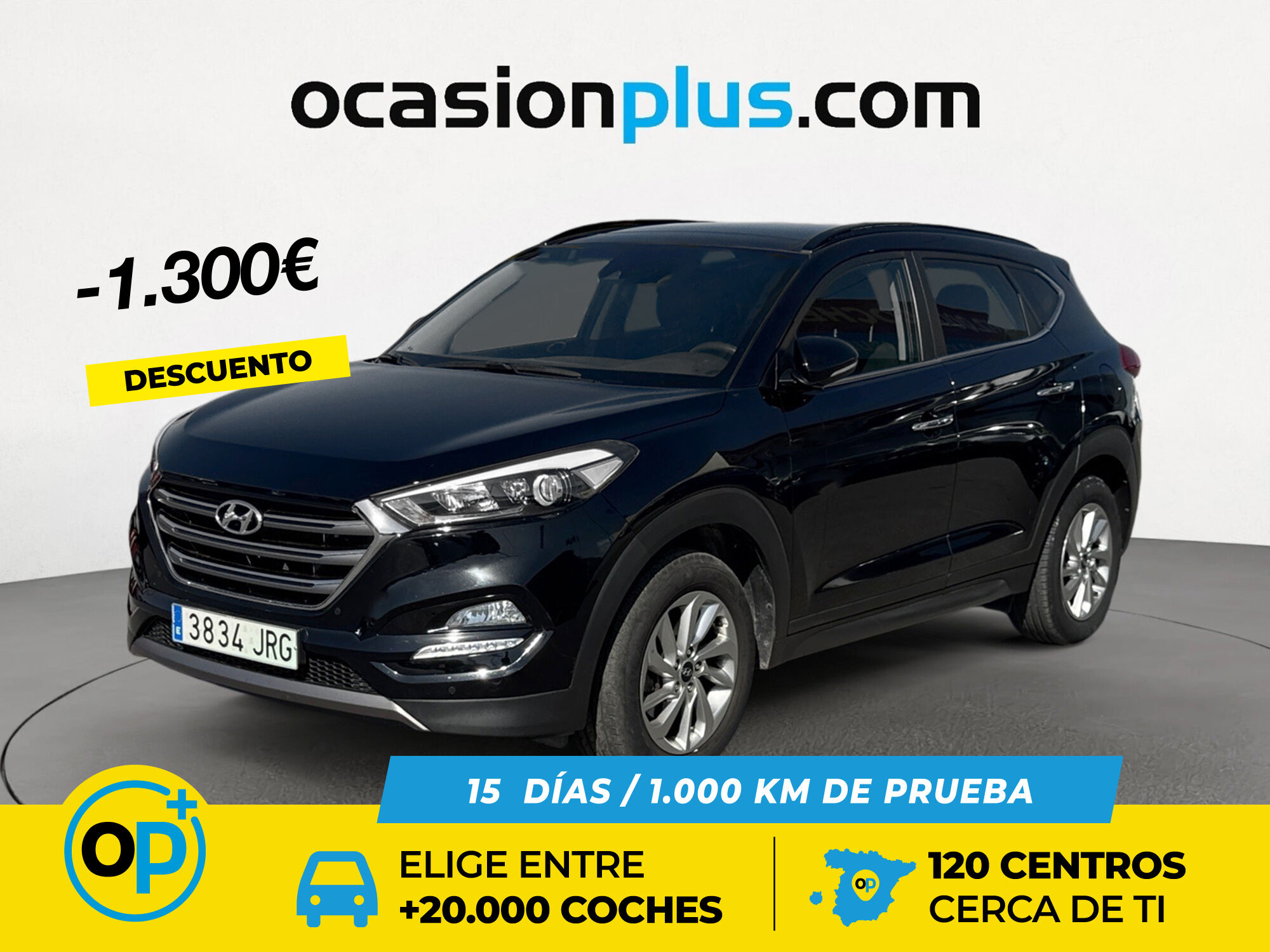 HYUNDAI Tucson (1.7 CRDI  BlueDrive Tecno Sky 4x2 85 kW (115 CV)) en Madrid