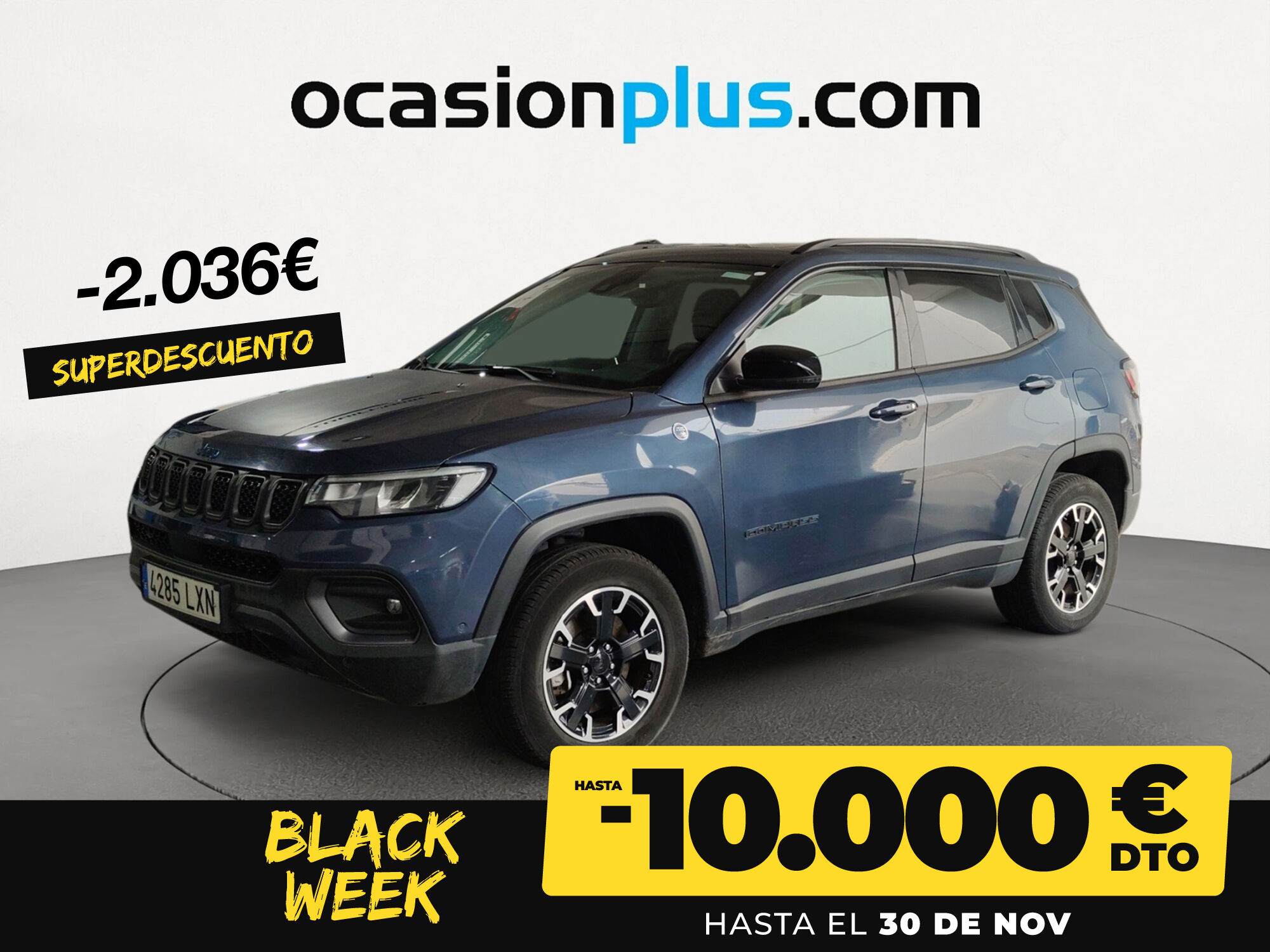 JEEP Compass (1.3 PHEV Trailhawk AWD AT 177 kW (240 CV)) en Madrid