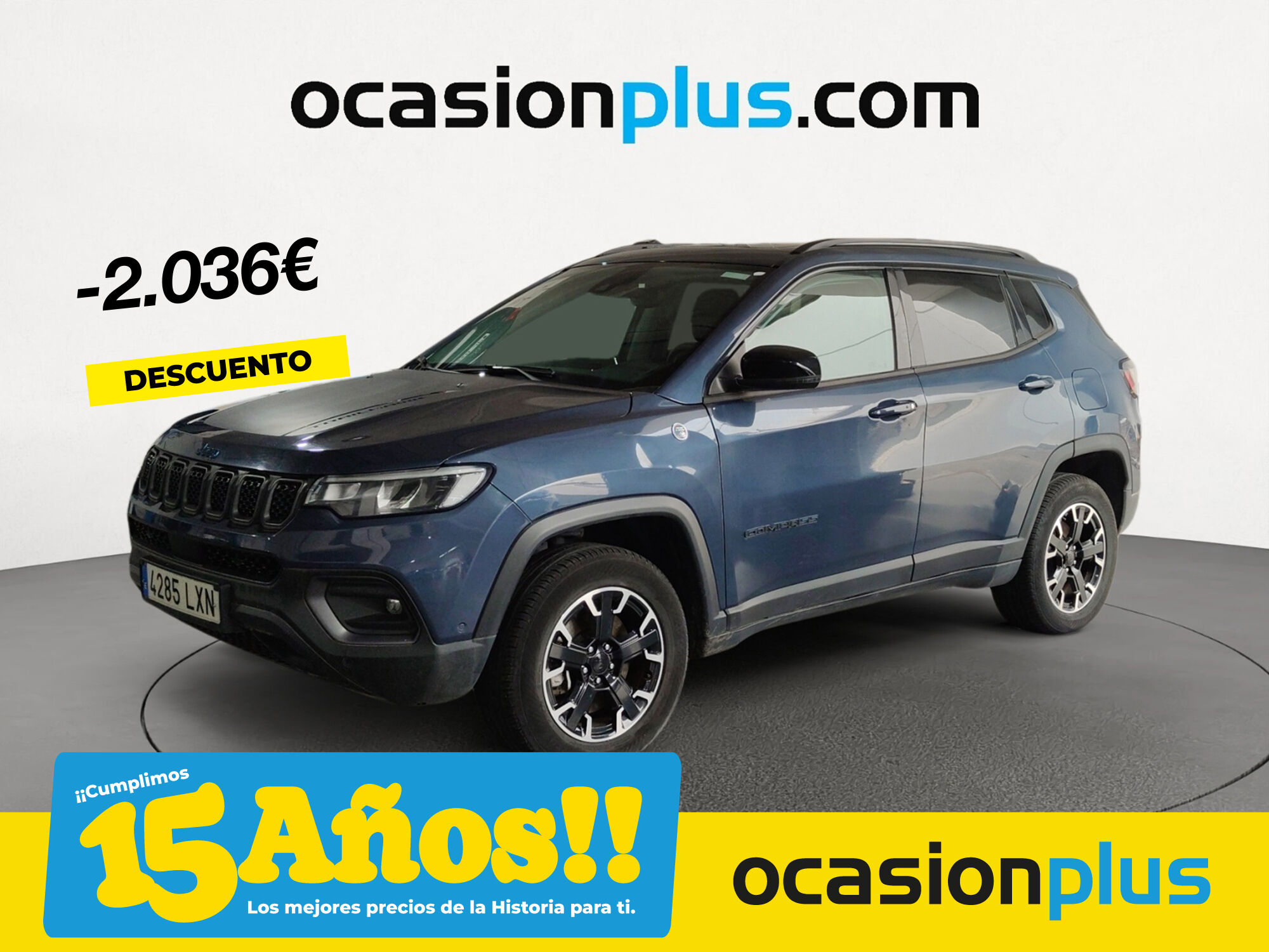 JEEP Compass (1.3 PHEV Trailhawk AWD AT 177 kW (240 CV)) en Madrid