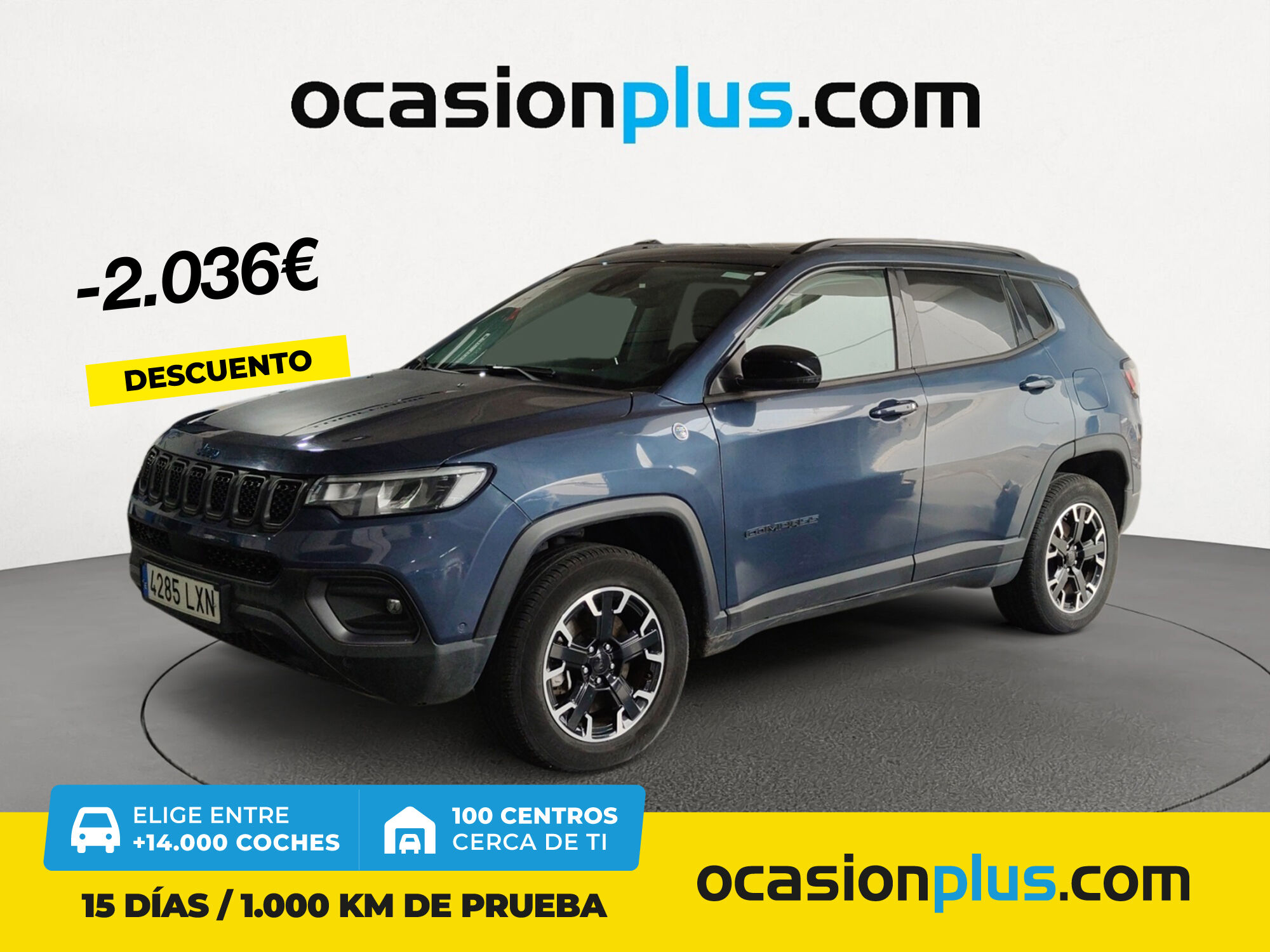 JEEP Compass (1.3 PHEV Trailhawk AWD AT 177 kW (240 CV)) en Madrid