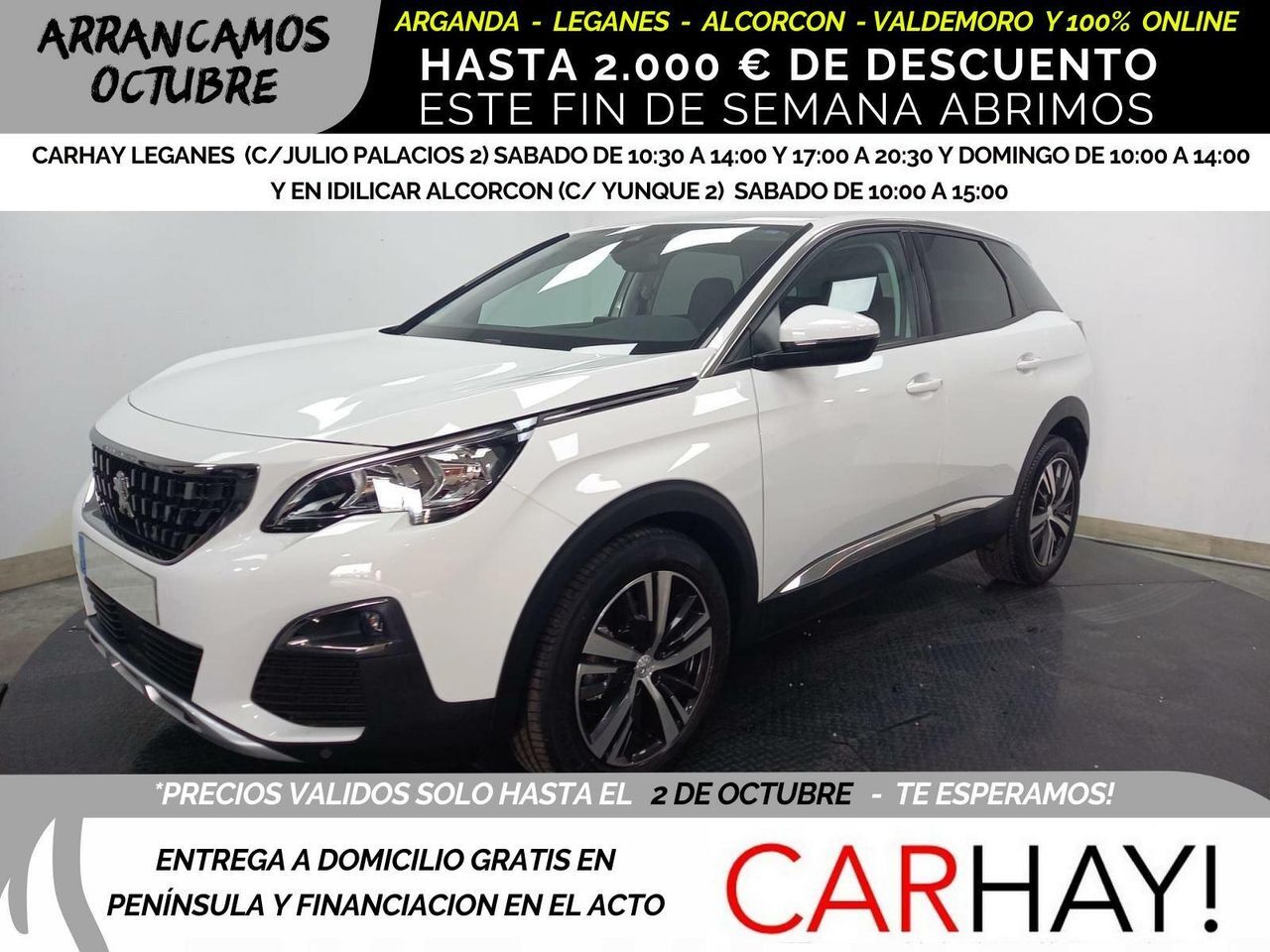 PEUGEOT 3008 (ALLURE 1.5 HDI 130CV MT6 E6DT) en Madrid