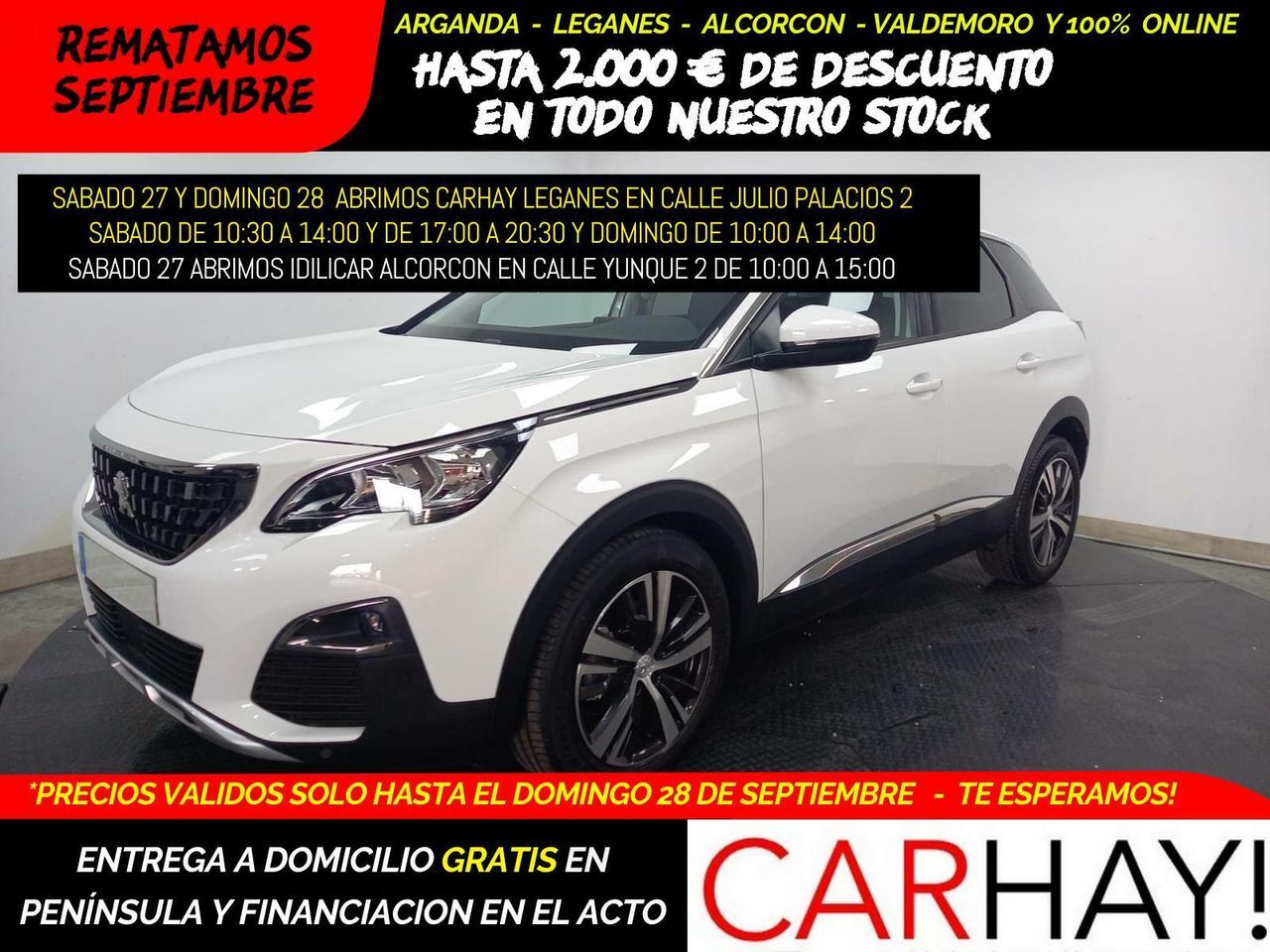 PEUGEOT 3008 (ALLURE 1.5 HDI 130CV MT6 E6DT) en Madrid
