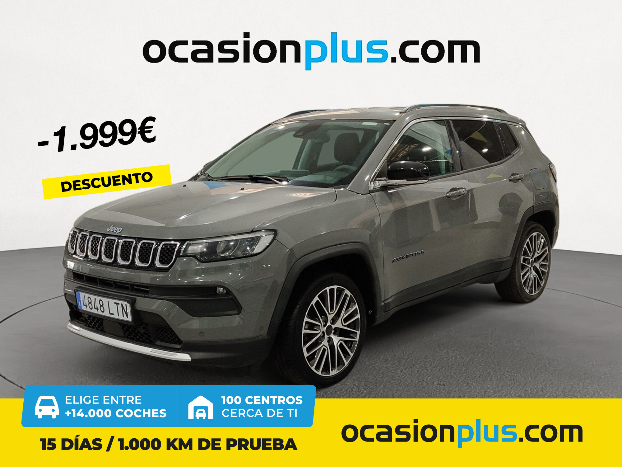 JEEP Compass (1.3 PHEV Limited AWD AT 140 kW (190 CV)) en Madrid