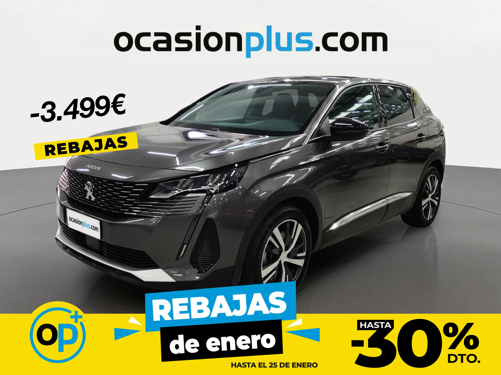 PEUGEOT 3008 (Hybrid 300 Allure Pack e-EAT8 221 kW (300 CV)) en Madrid