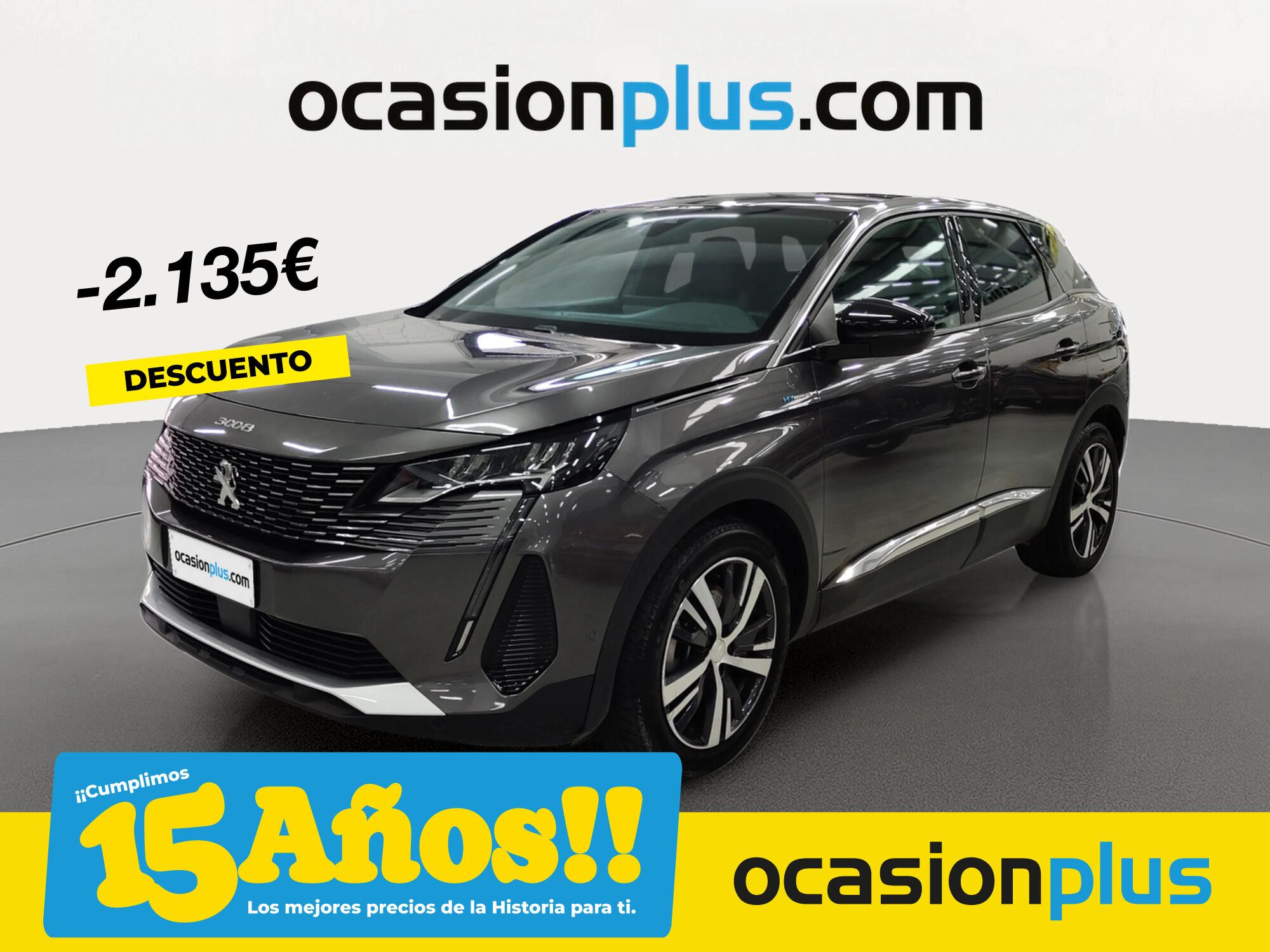 PEUGEOT 3008 (Hybrid 300 Allure Pack e-EAT8 221 kW (300 CV)) en Madrid