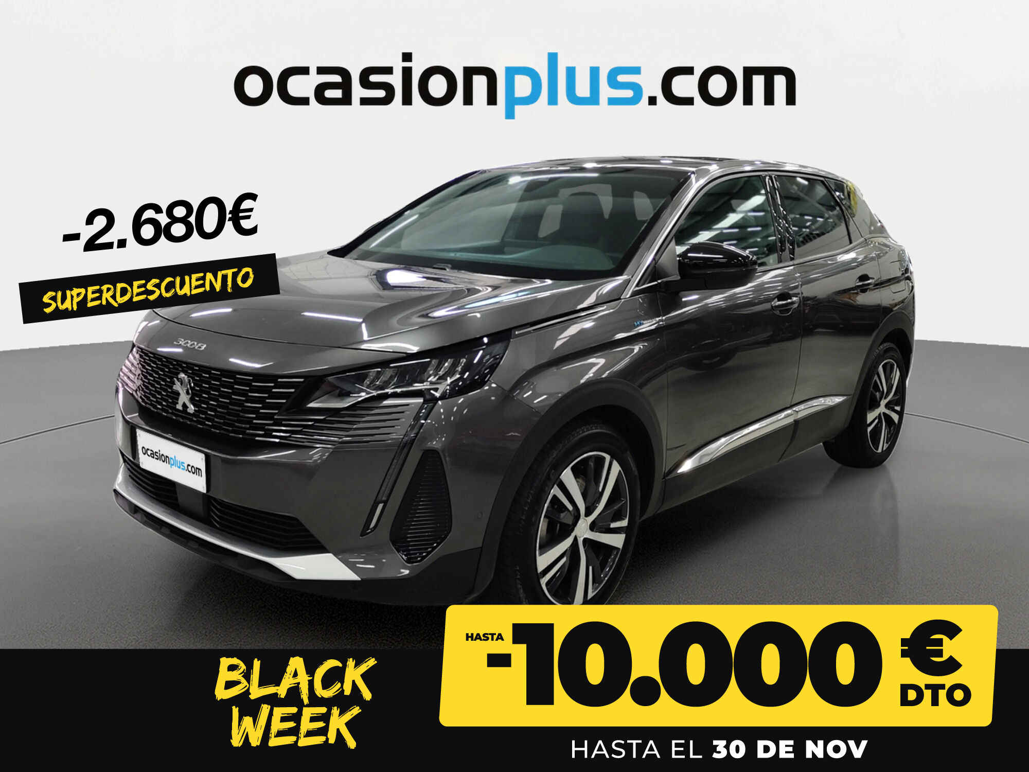 PEUGEOT 3008 (Hybrid 300 Allure Pack e-EAT8 221 kW (300 CV)) en Madrid