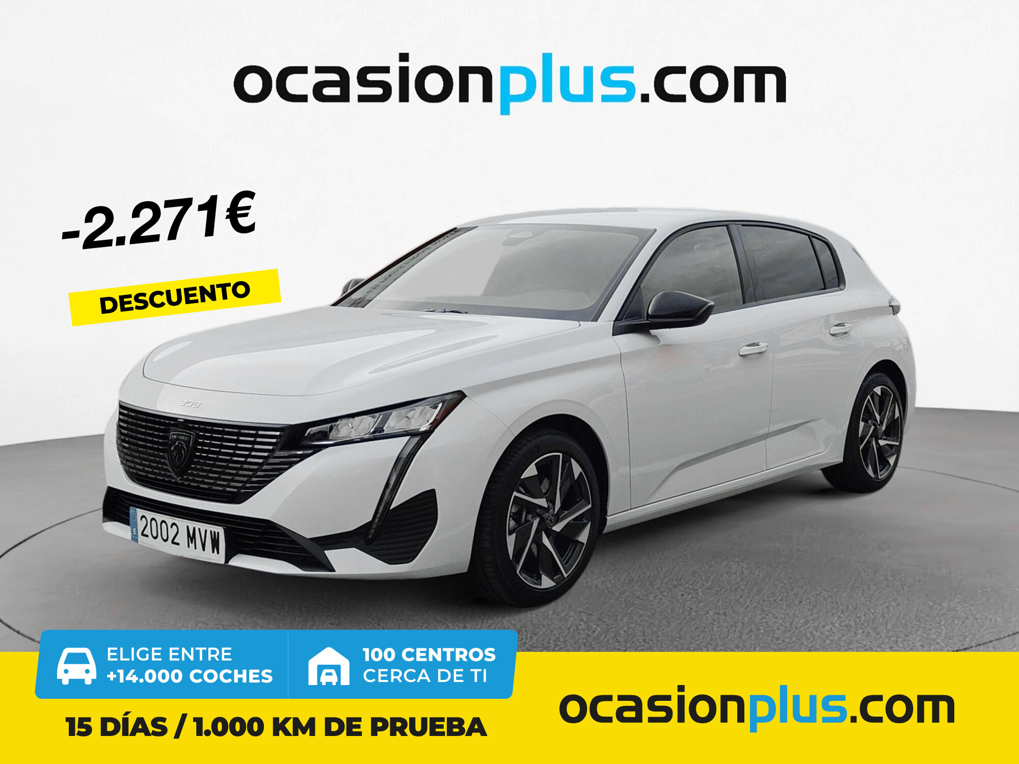 PEUGEOT 308 (Allure Hybrid eDCS6 100 kW (136 CV)) en Madrid