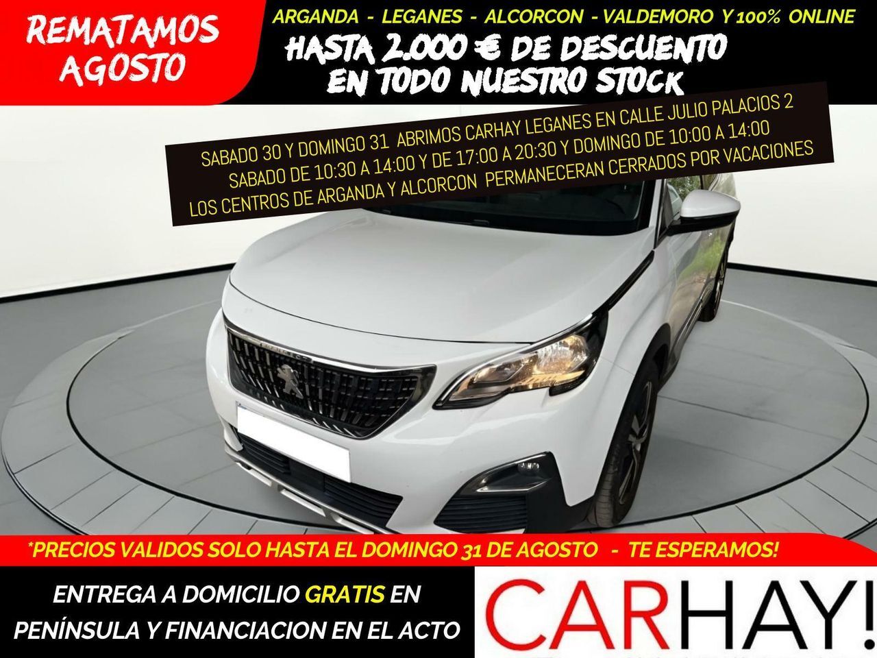PEUGEOT 3008 (ALLURE 1.5 HDI 130CV MT6 E6DT) en Madrid