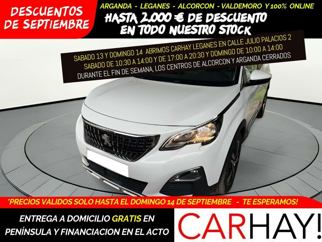 PEUGEOT 3008 (ALLURE 1.5 HDI 130CV MT6 E6DT) en Madrid