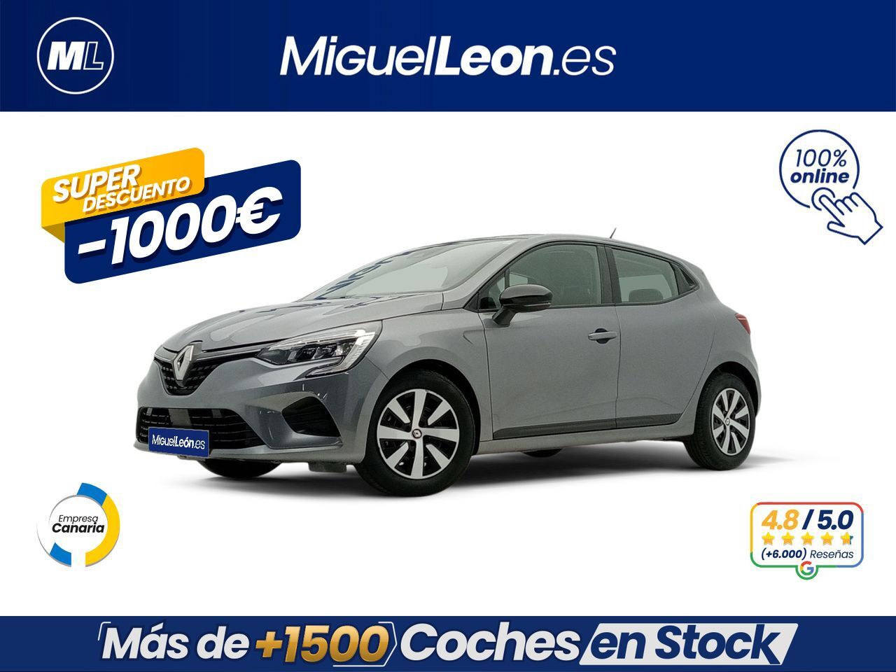 RENAULT Clio (Evolution TCe 67 kW (91CV)) en Palmas, Las