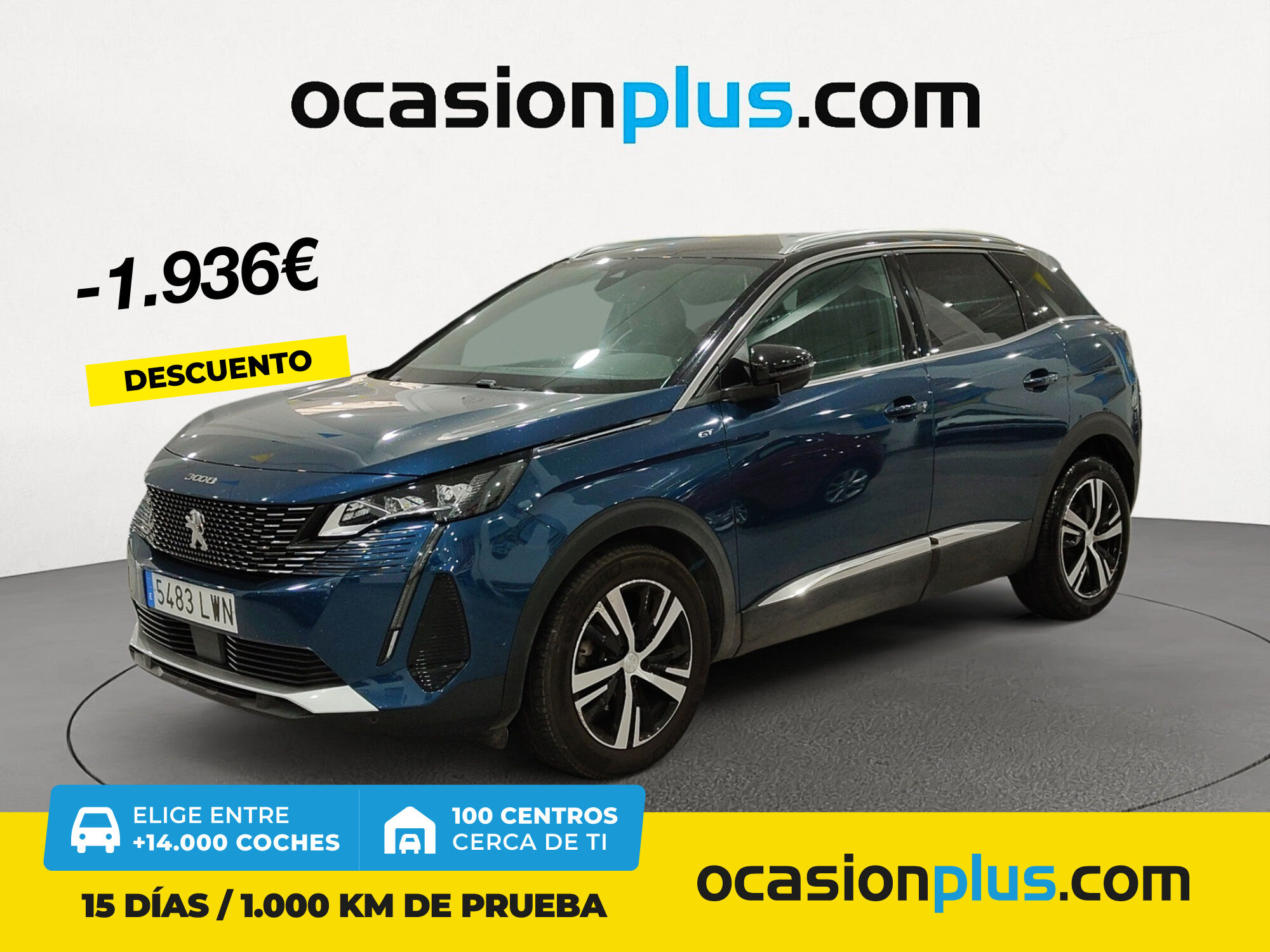 PEUGEOT 3008 (PureTech 130 S&S GT EAT8 96 kW (130 CV)) en Madrid