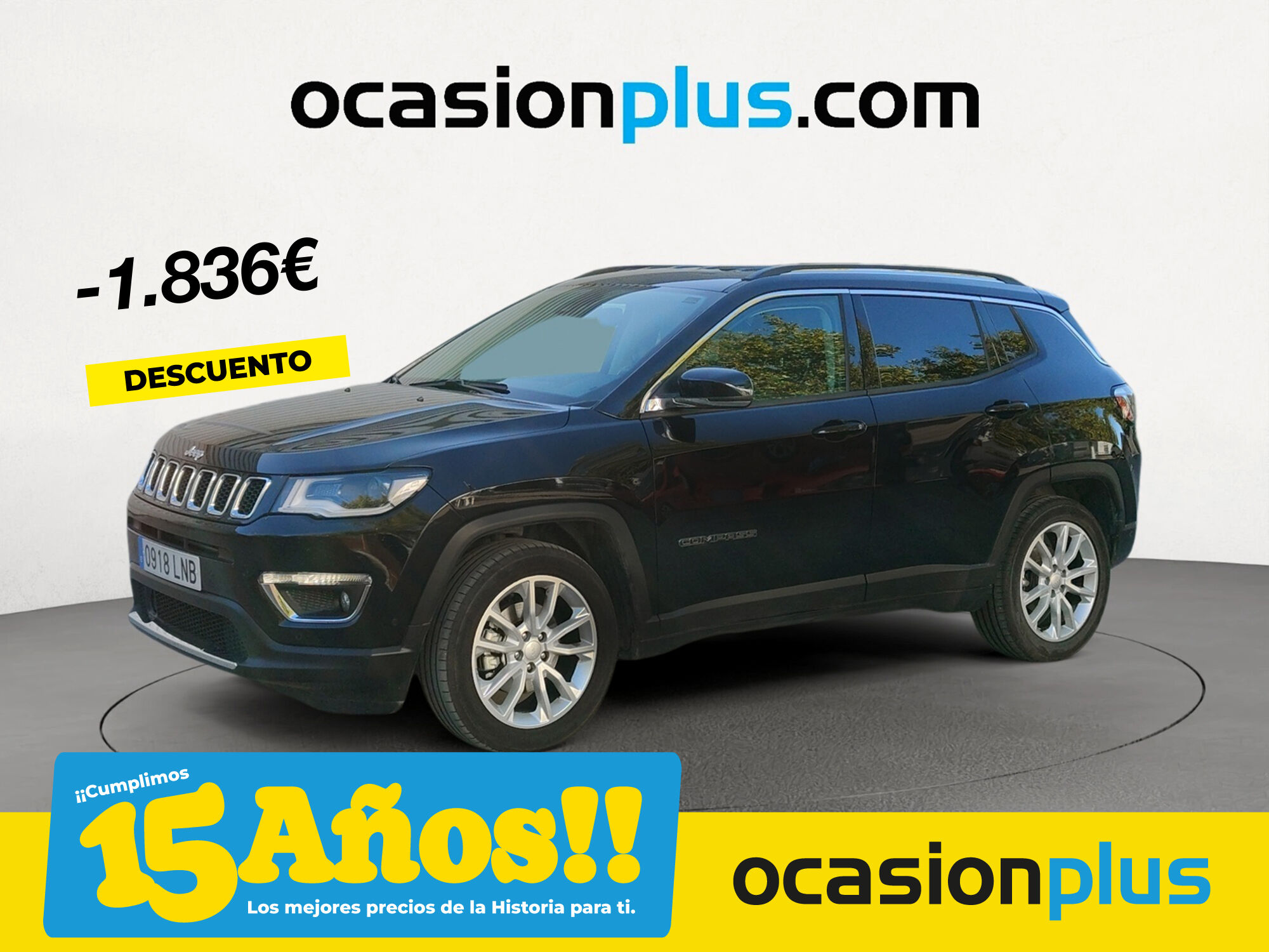 JEEP Compass (1.3 Gse Limited 4x2 DDCT 110 kW (150 CV)) en Madrid
