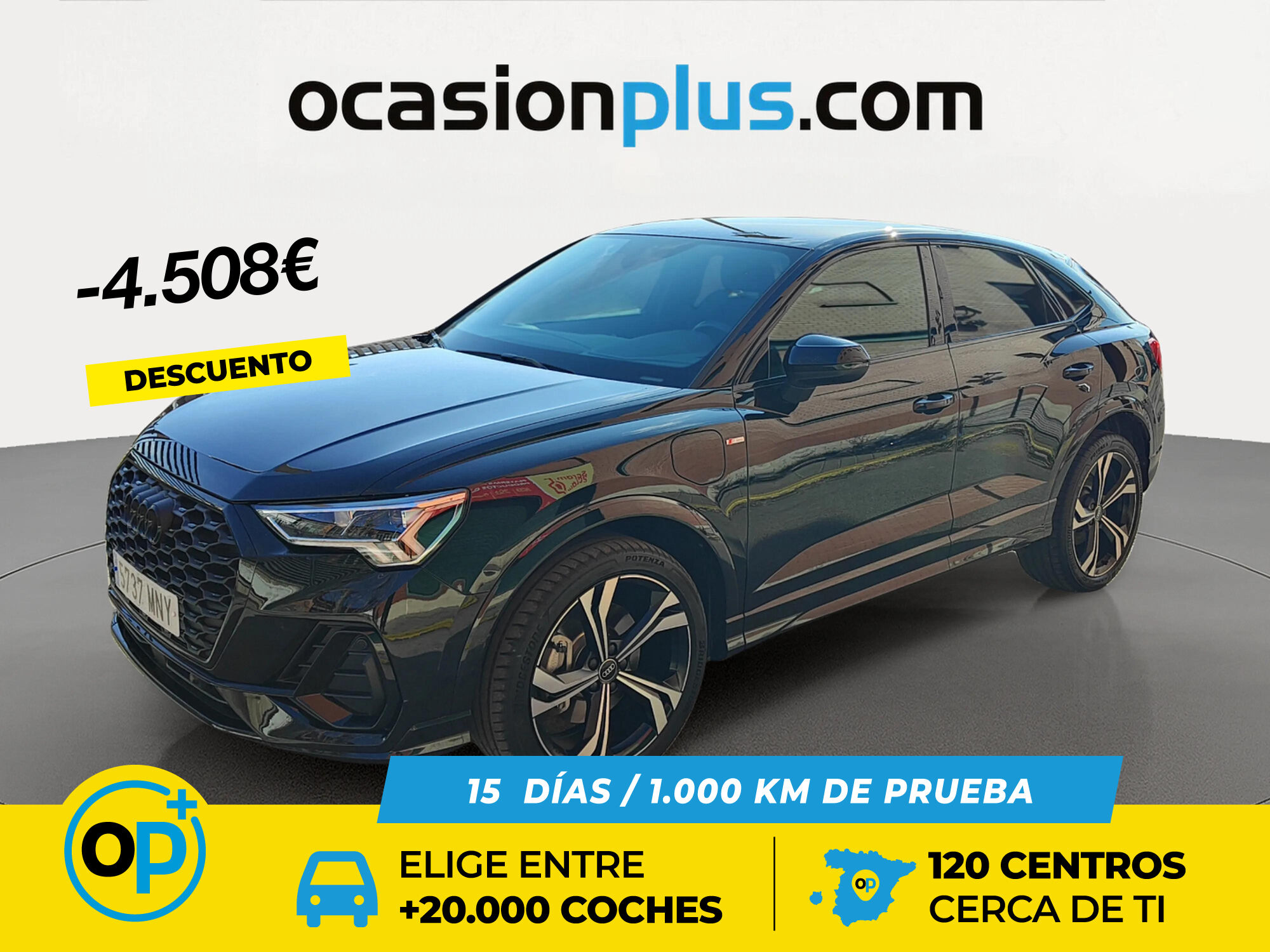 Foto del AUDI Q3 Sportback 45 TFSIe Black line S-tronic