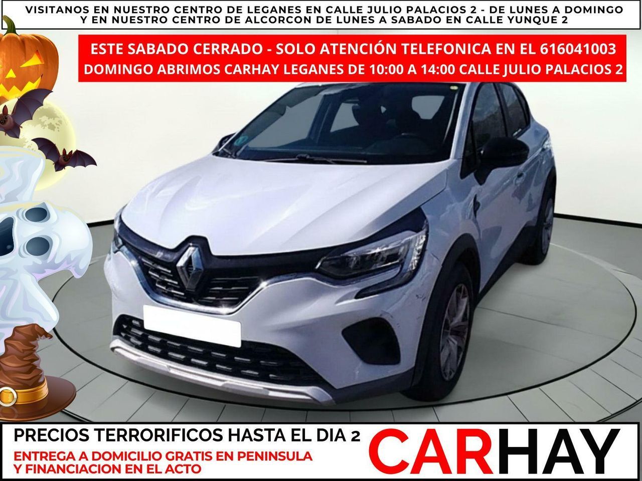 RENAULT Captur (Intens TCe 74kW (100CV) GLP) en Madrid