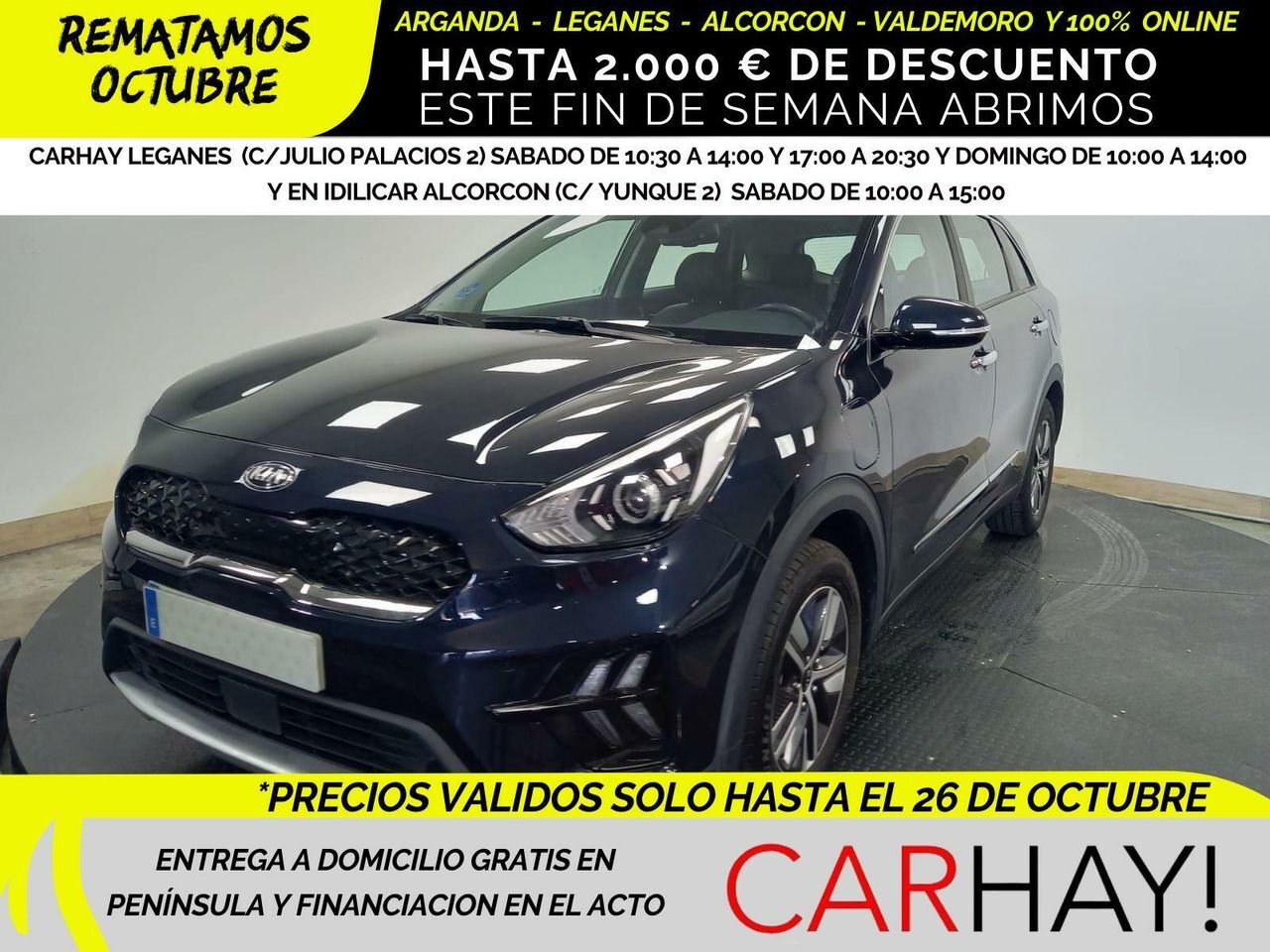 KIA Niro (DRIVE PLUG-IN HYBRID 1.6 105CV AT6 E6D) en Madrid