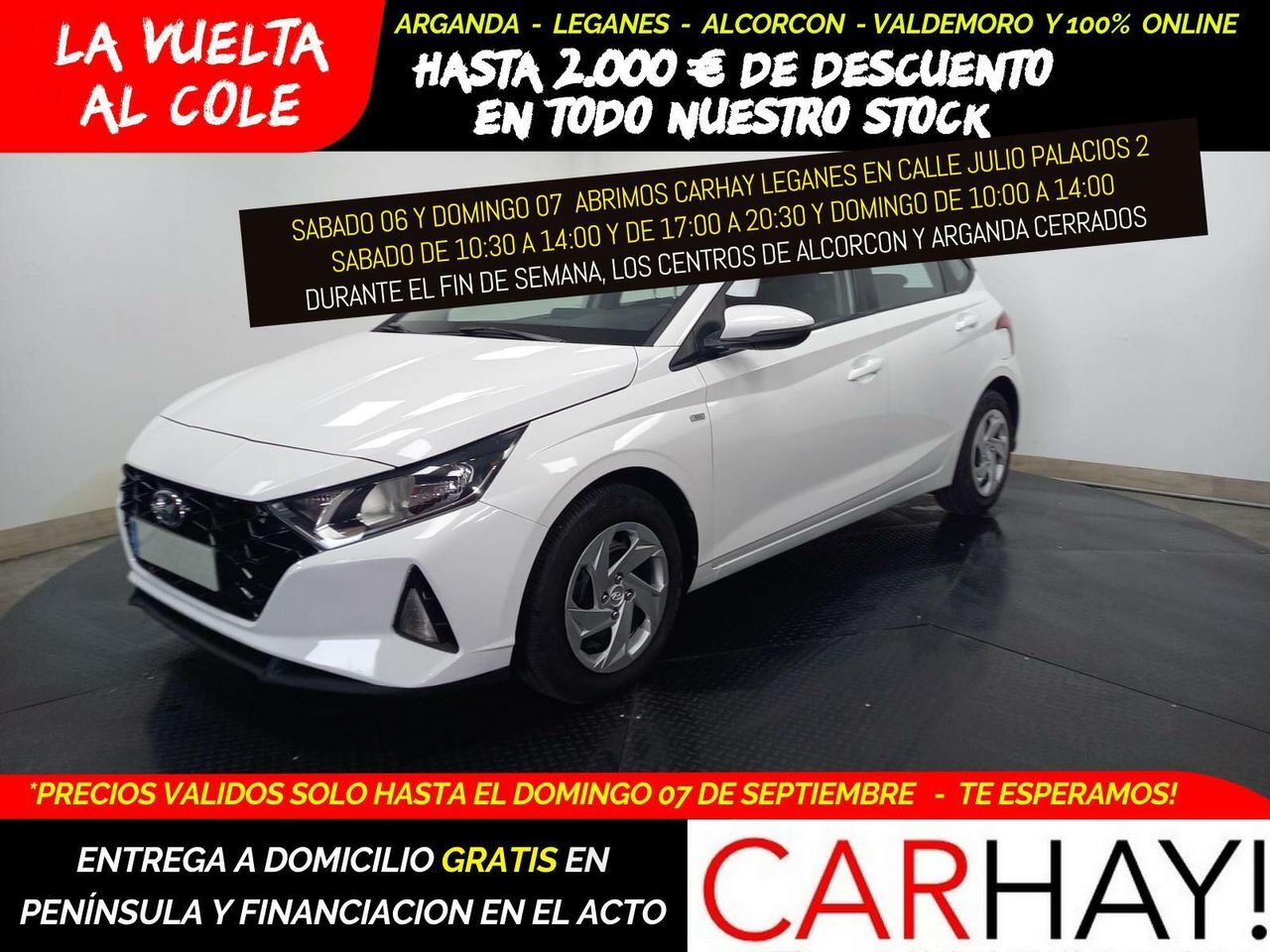 HYUNDAI i20 (1.0 TGDI 74KW (100CV) 48V ESSENCE) en Madrid