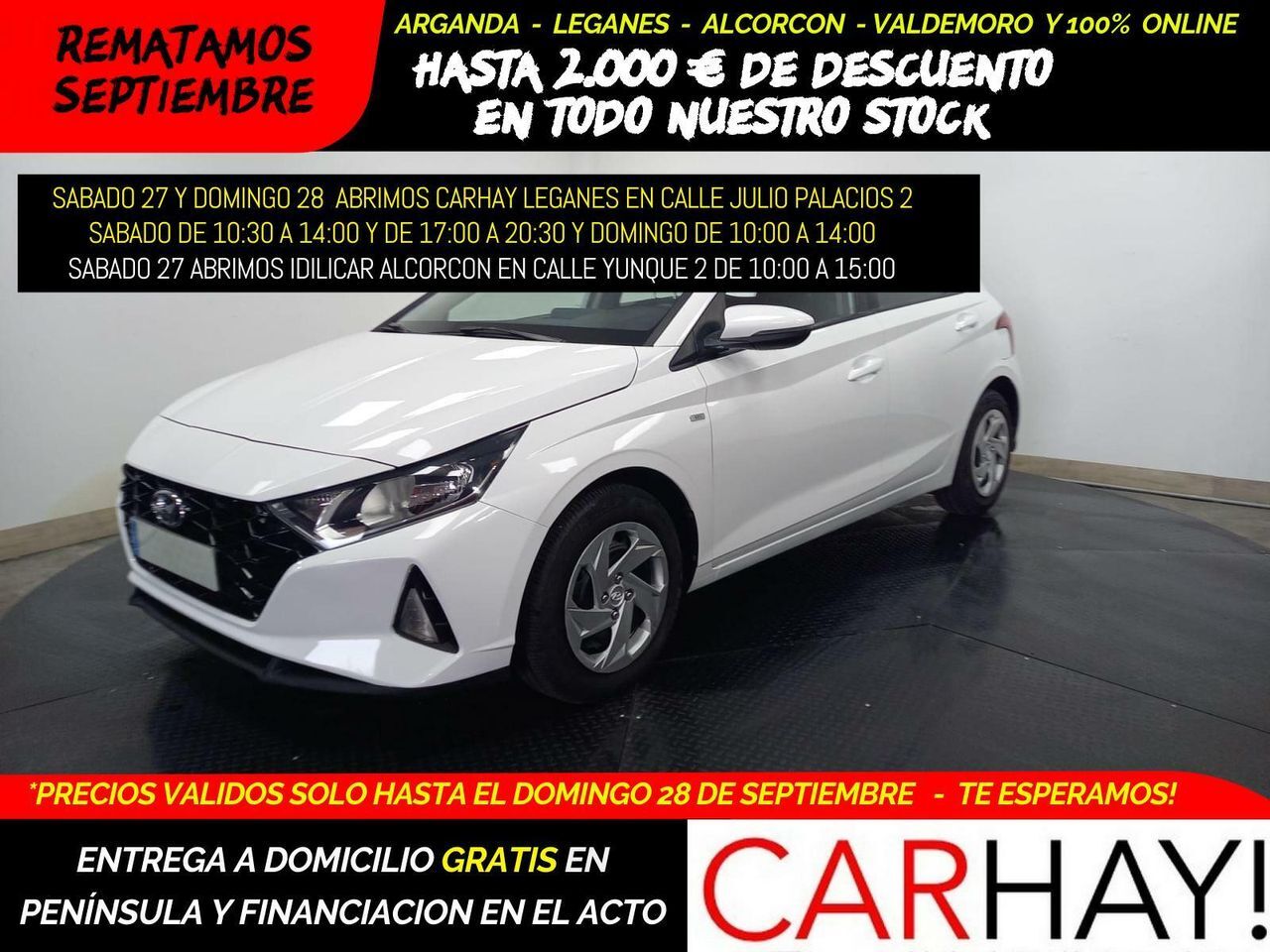 HYUNDAI i20 (1.0 TGDI 74KW (100CV) 48V ESSENCE) en Madrid