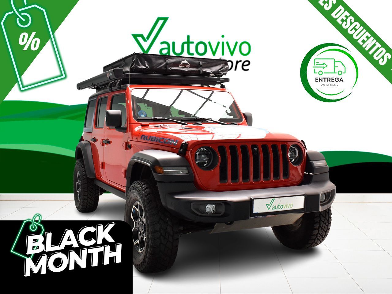 JEEP Wrangler (4p 2.0 380CV Rubicon 8ATX E6D) en Barcelona