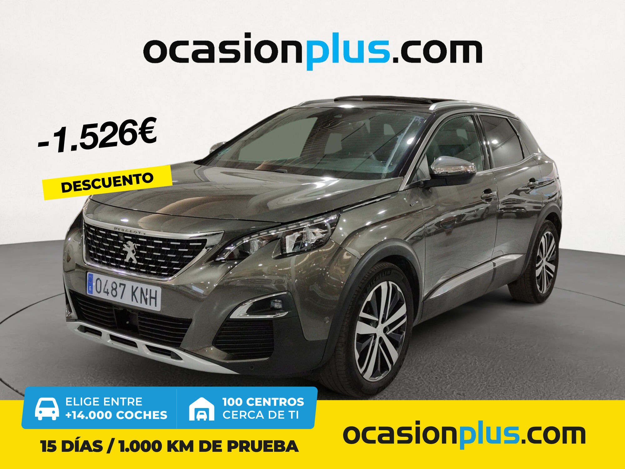 PEUGEOT 3008 (BlueHDi 180 S&S GT EAT8 132 kW (180 CV)) en Madrid