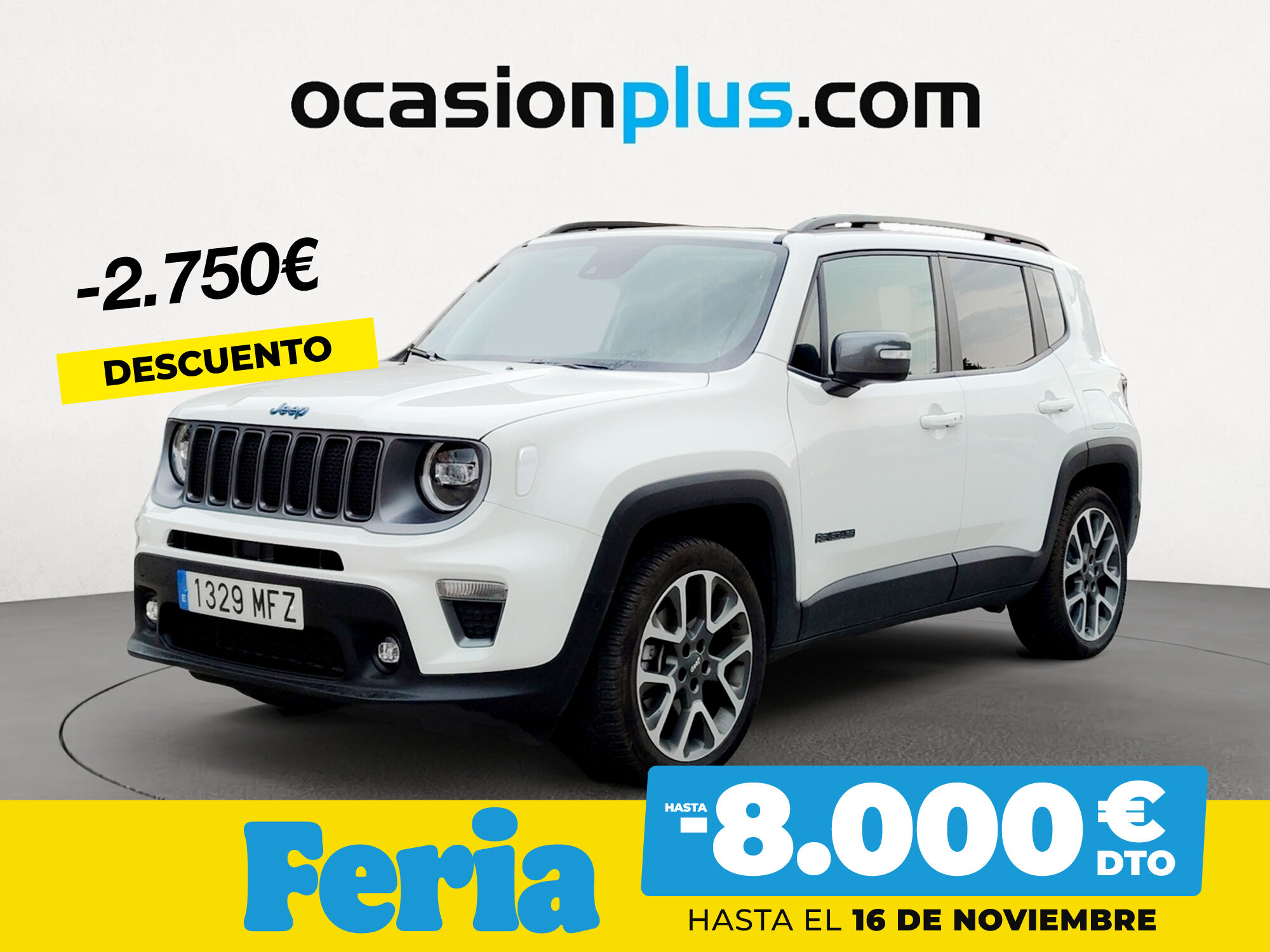 JEEP Renegade (1.3 PHEV S AWD AT 177 kW (240 CV)) en Madrid