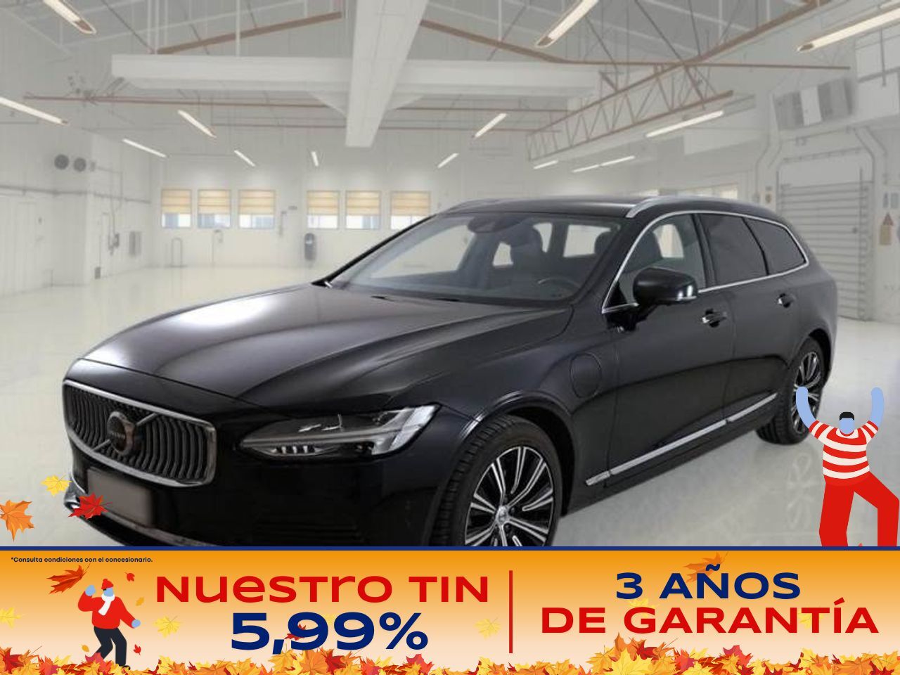 VOLVO V90 (2.0 T8 AWD Recharge Inscription Auto) en Madrid